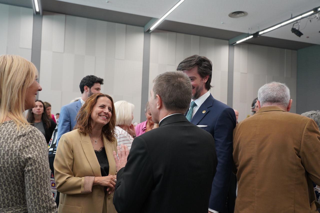 La cònsol major d'Escaldes, Rosa Gili, durant la Festa Magna.