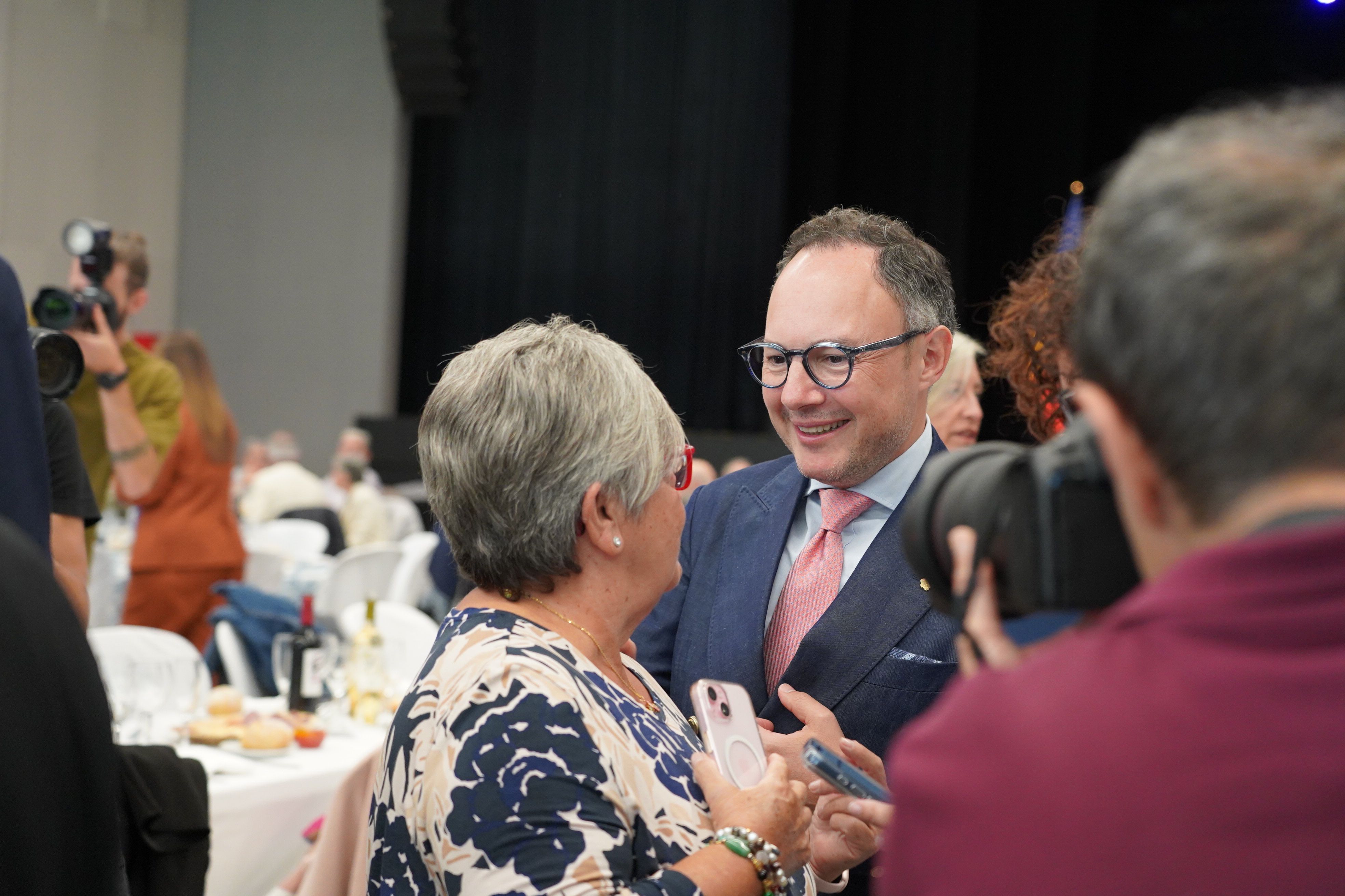 Xavier Espot durant la celebració de la Festa Magna.