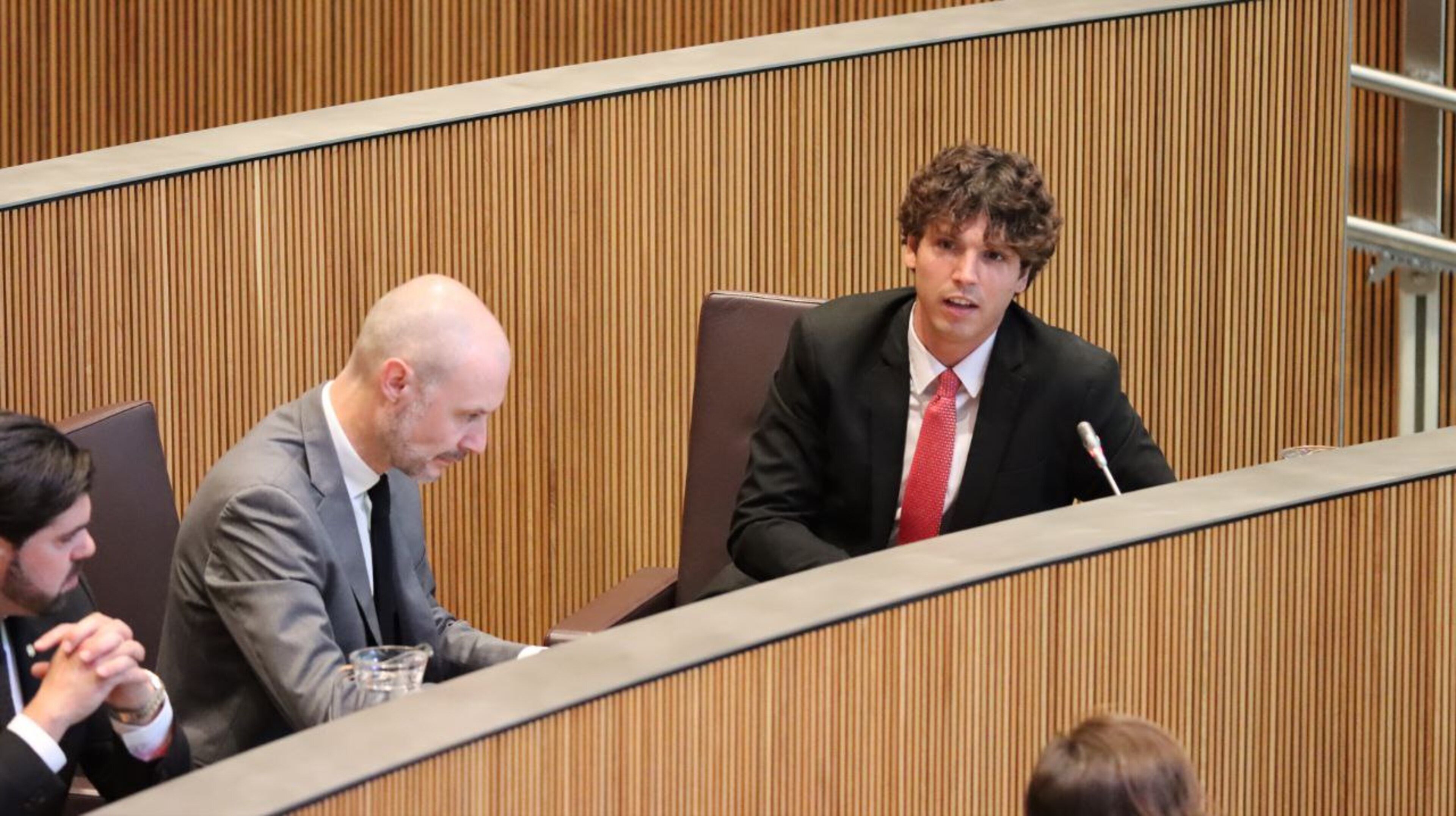 Pol Bartolomé al Consell General.