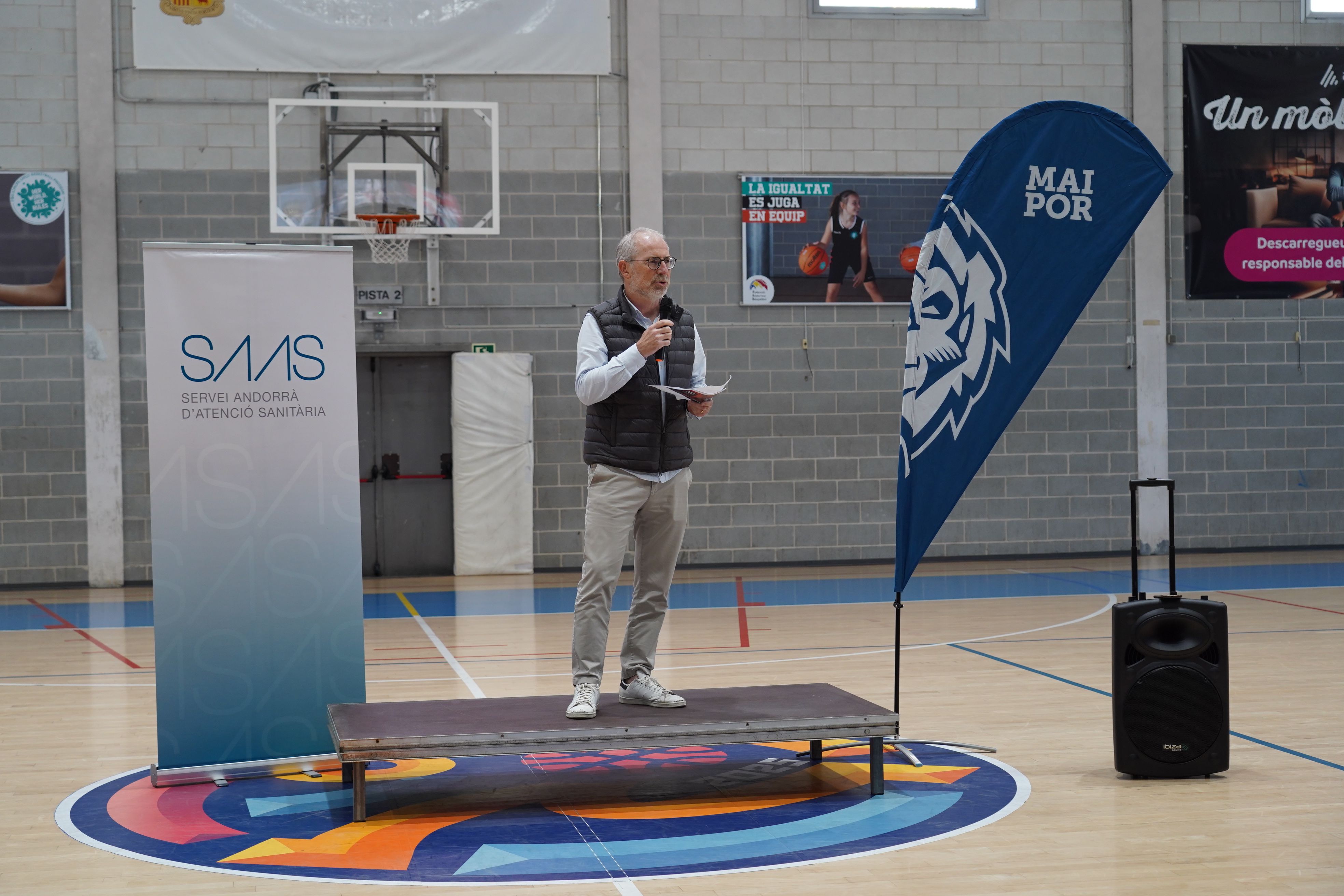 El director assistencial del SAAS, Marcos Gutiérrez, en la seva compareixença. El director assistencial del SAAS, Marcos Gutiérrez, en la seva compareixença.