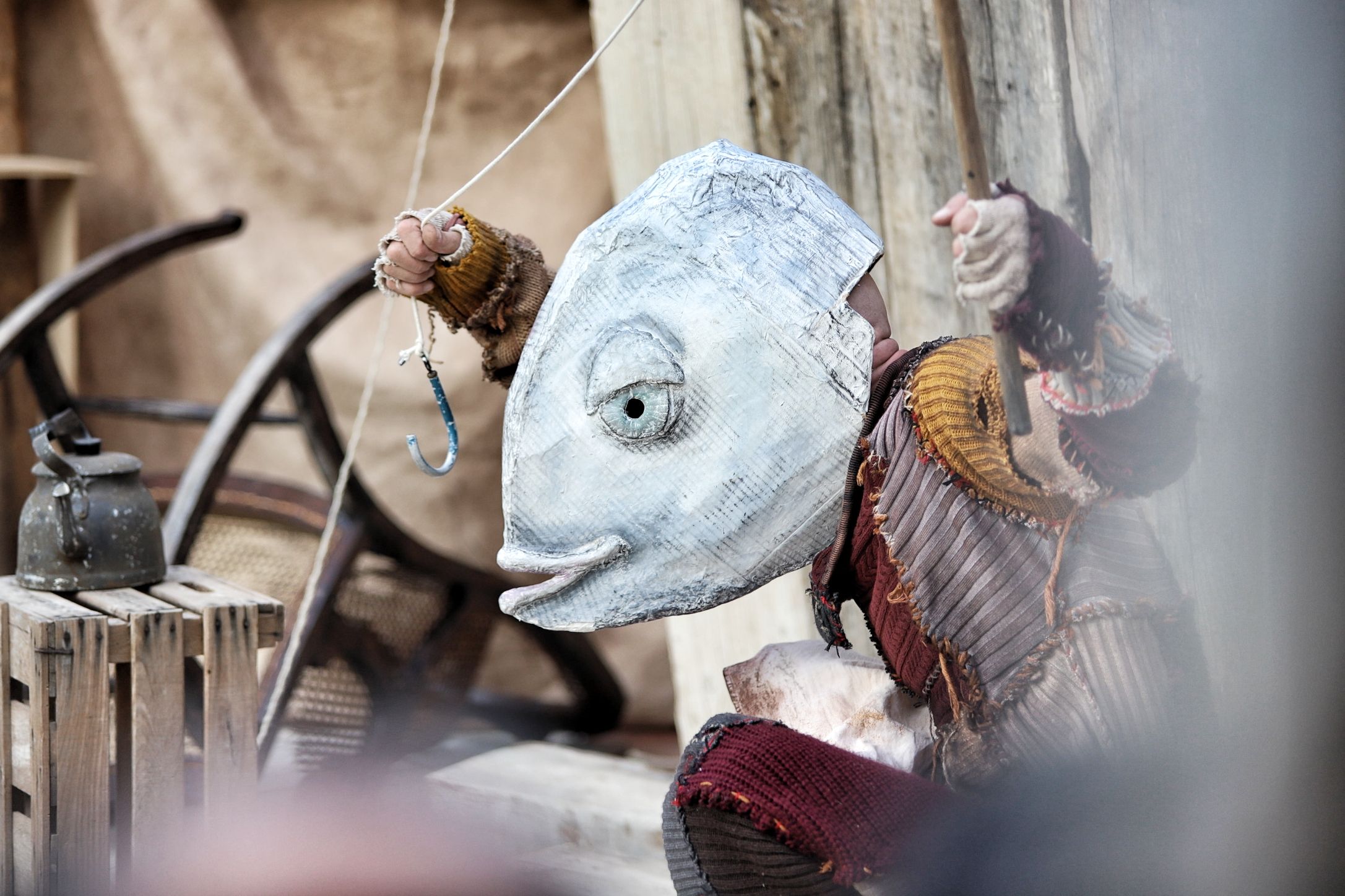 Dudu Arnalot durant un espectacle. Dudu Arnalot durant un espectacle.