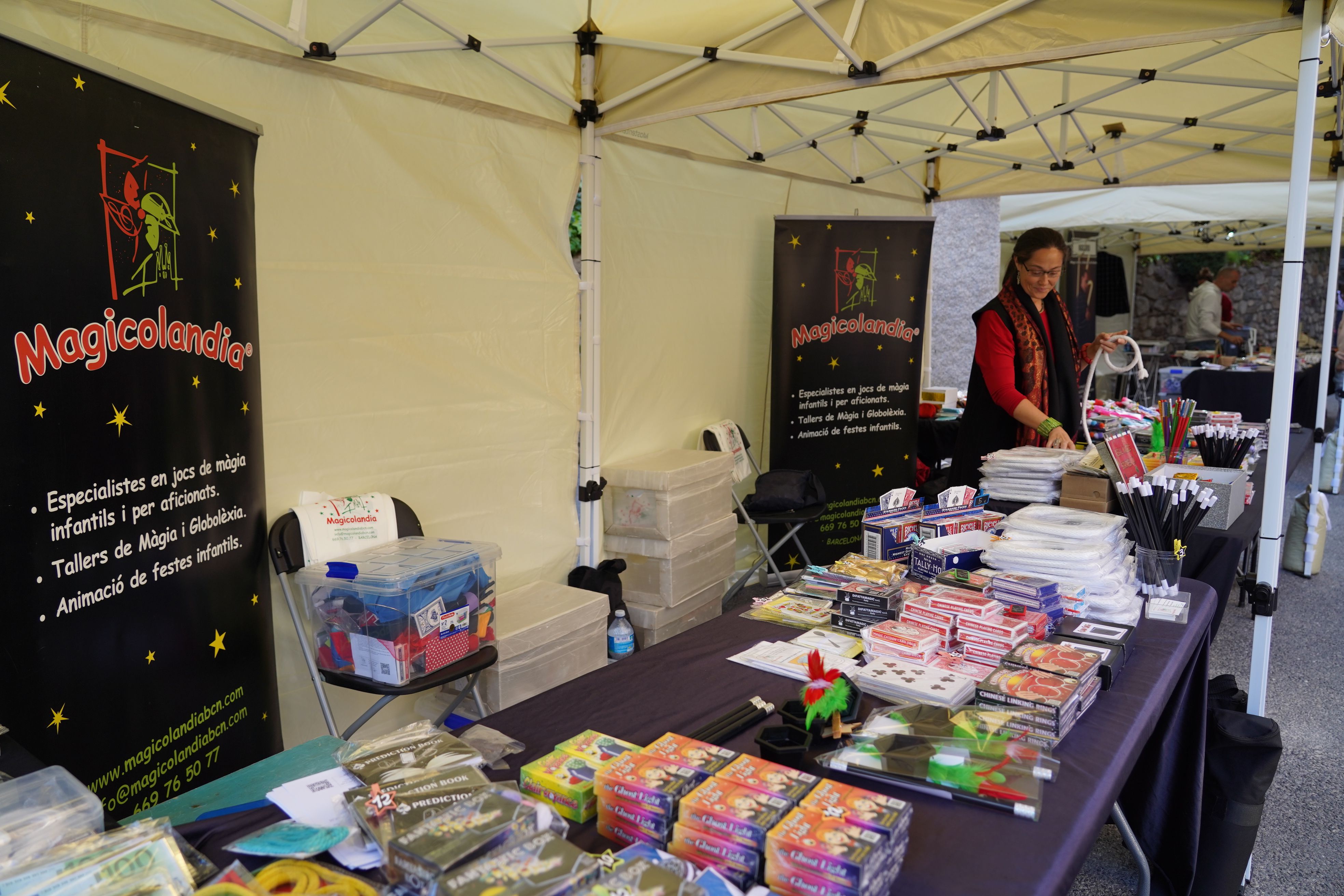 Una paradeta del 'Mercat Màgic'. Una paradeta del 'Mercat Màgic'.
