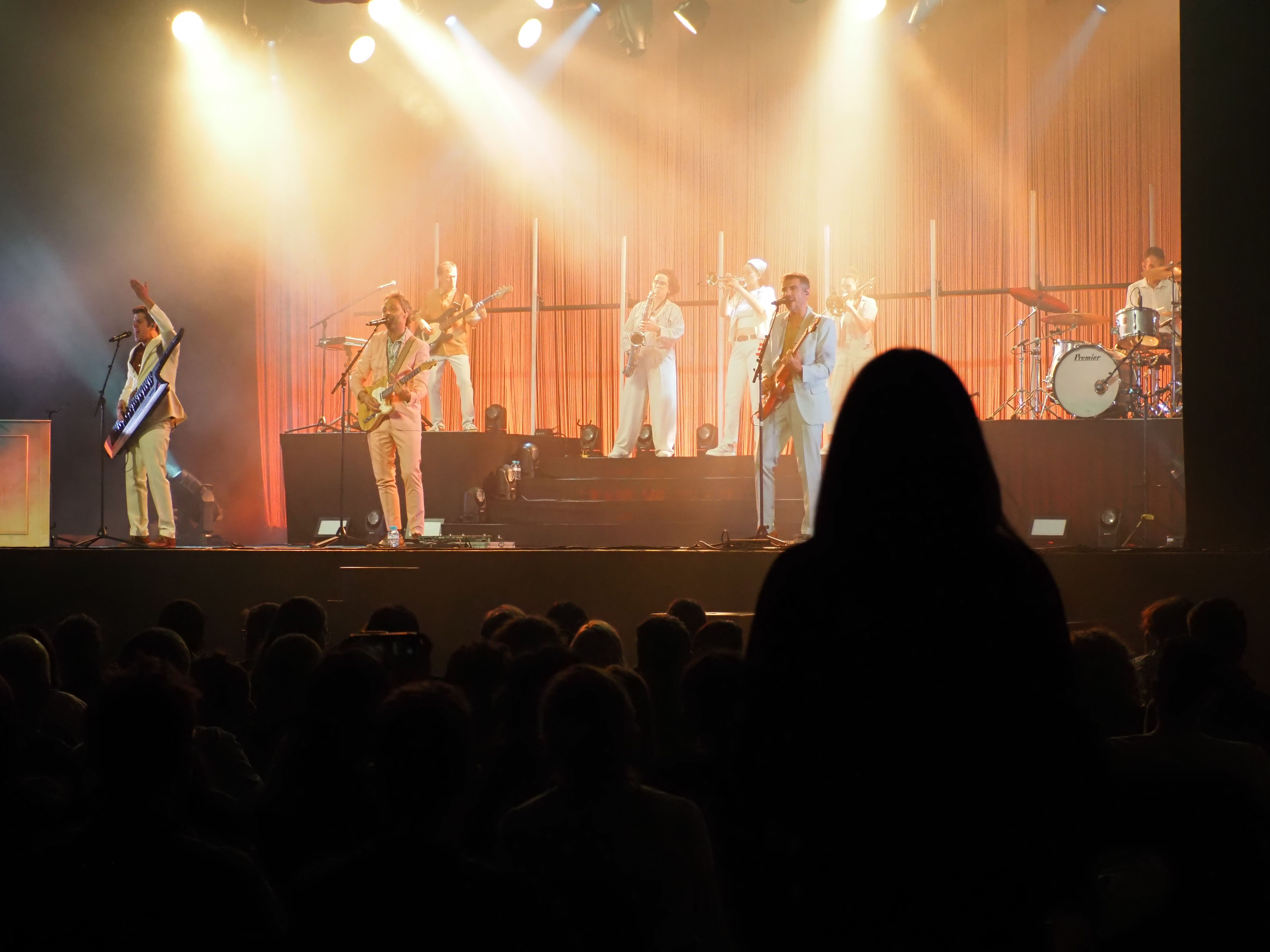 Un instant del concert d'Els Amics de les Arts.