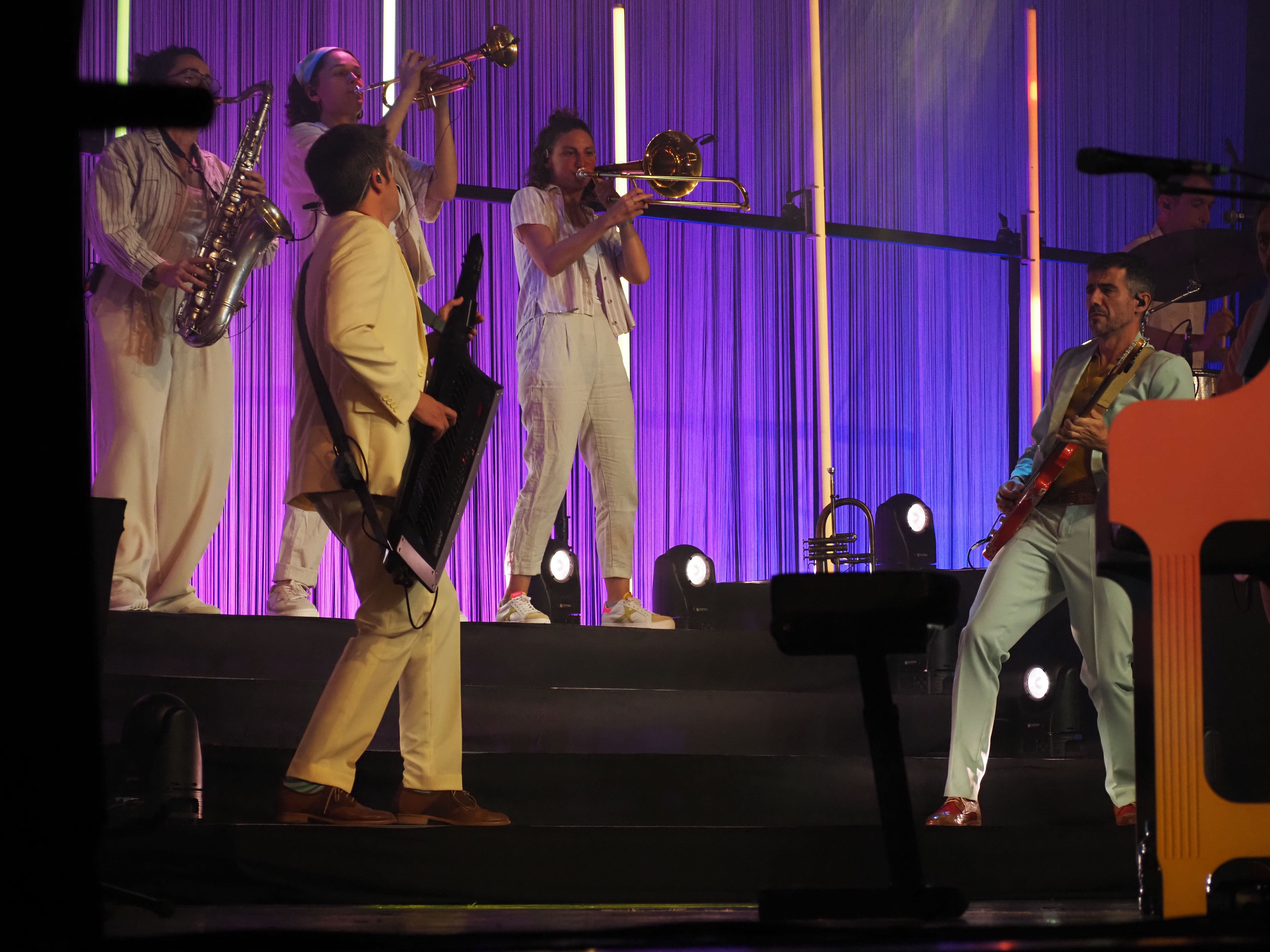 Un instant del concert d'Els Amics de les Arts.