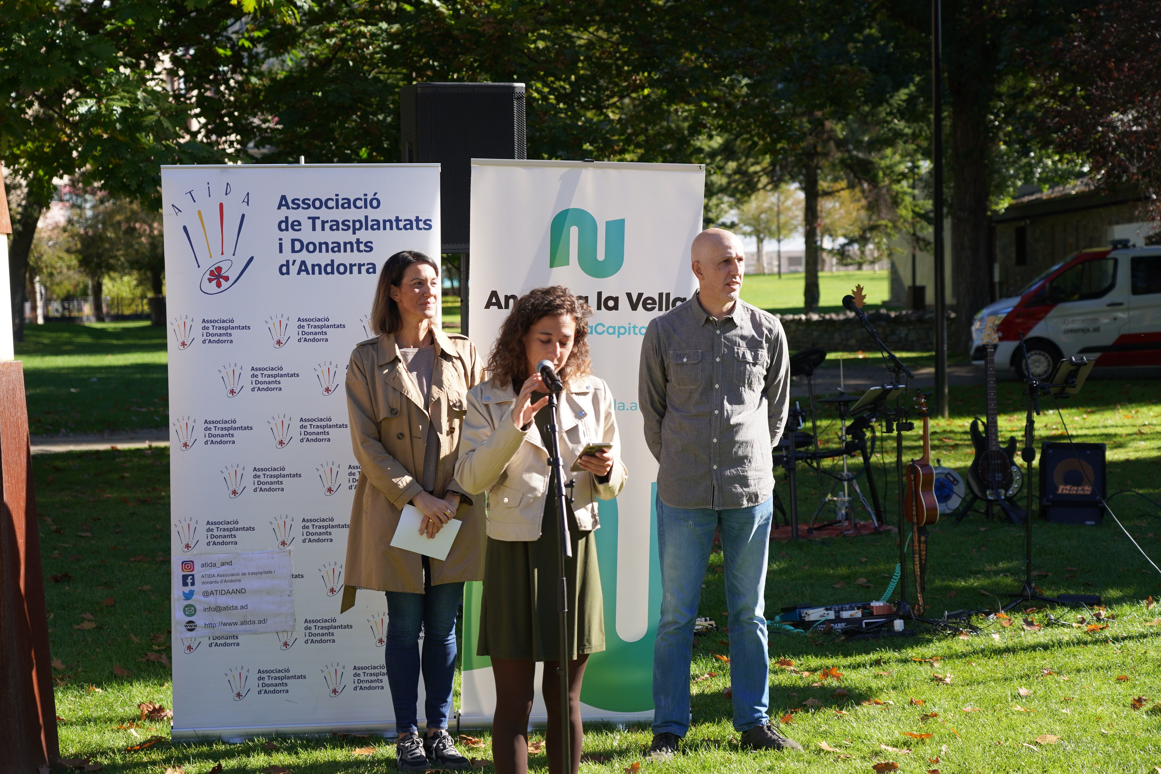 La consellera del comú, Maria Nazzaro, inaugurant l'acte.