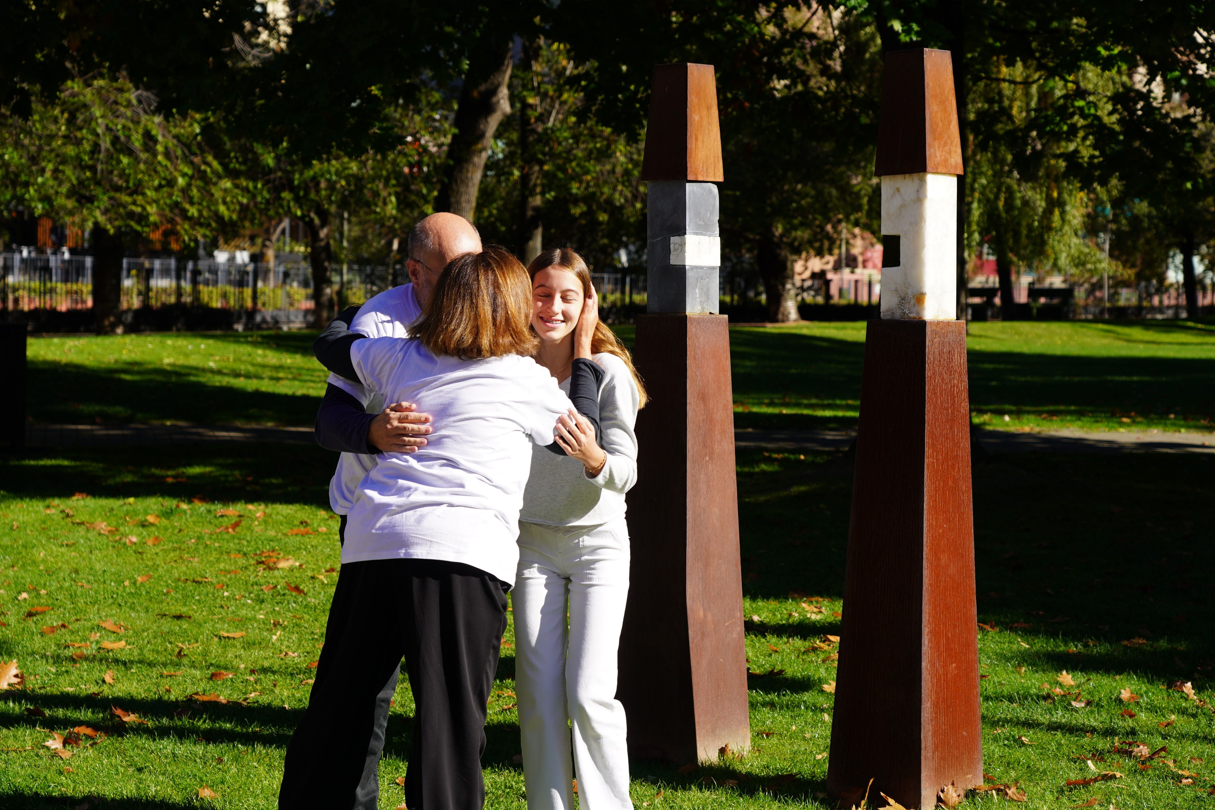 Moment d'alegria dels protagonistes. 