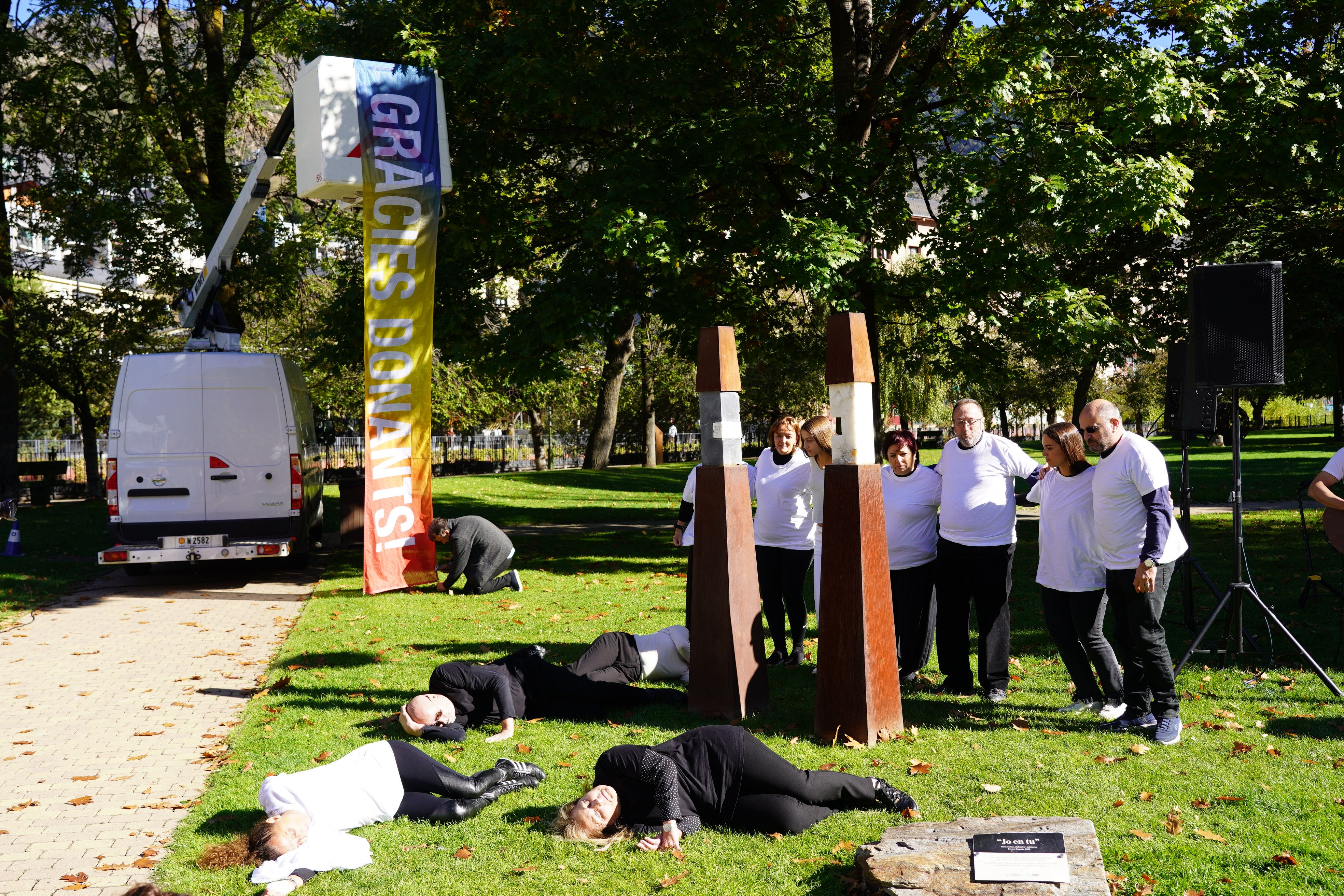 La representació ha servit per agraïr als donants.