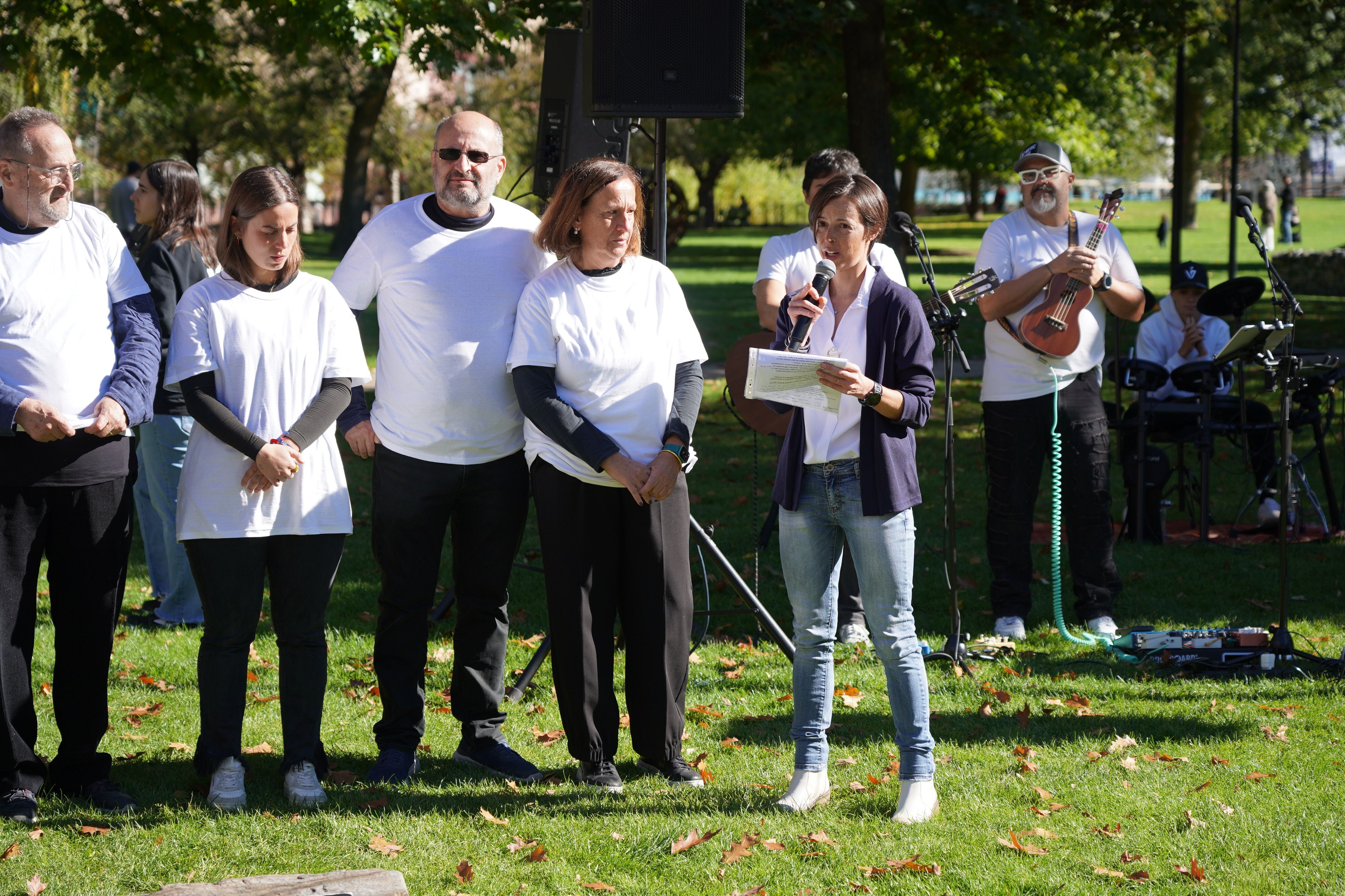 La infermera Mari Martínez, una de les peces claus que fan possible l'homenatge.