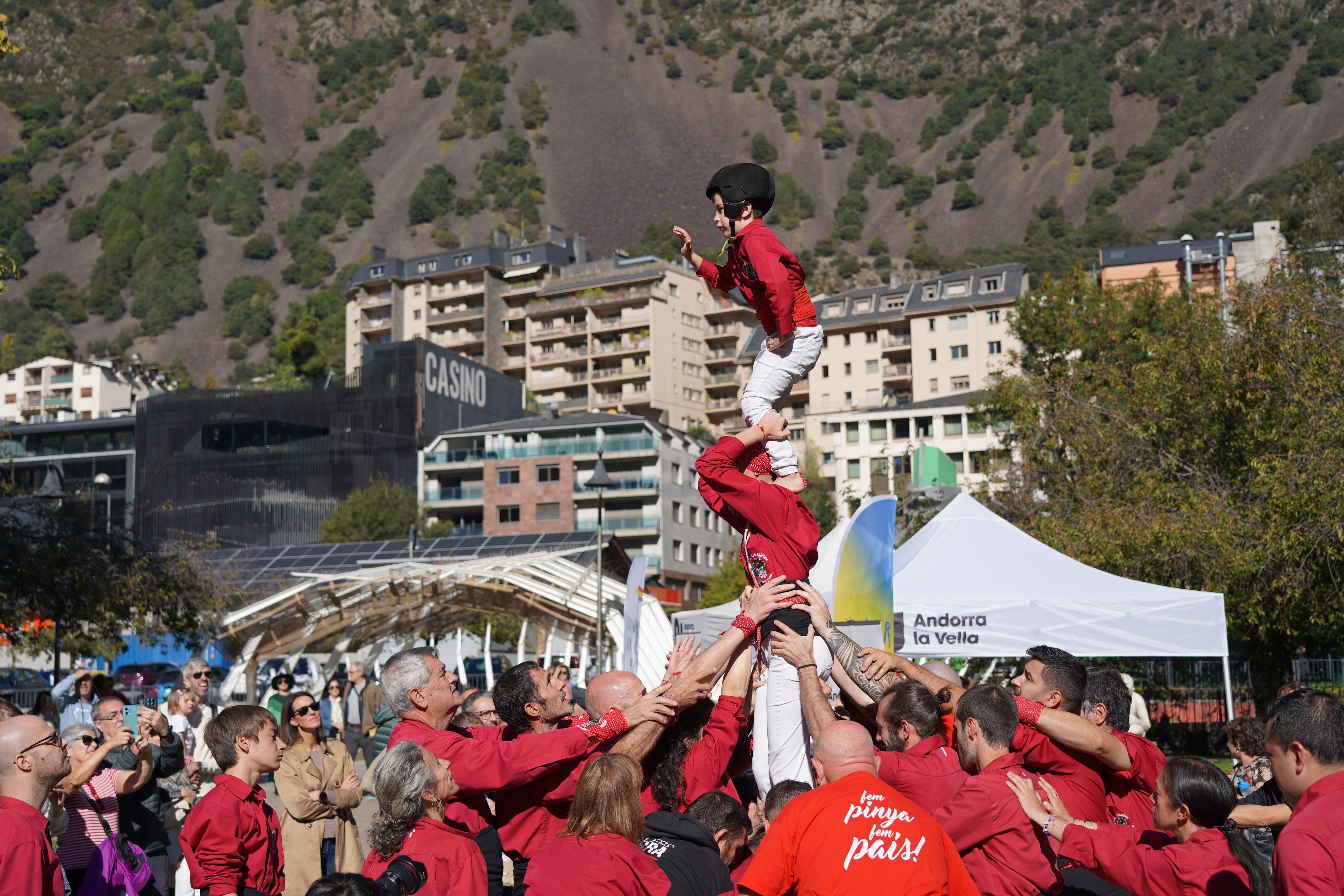 Un pilar al Parc Central.