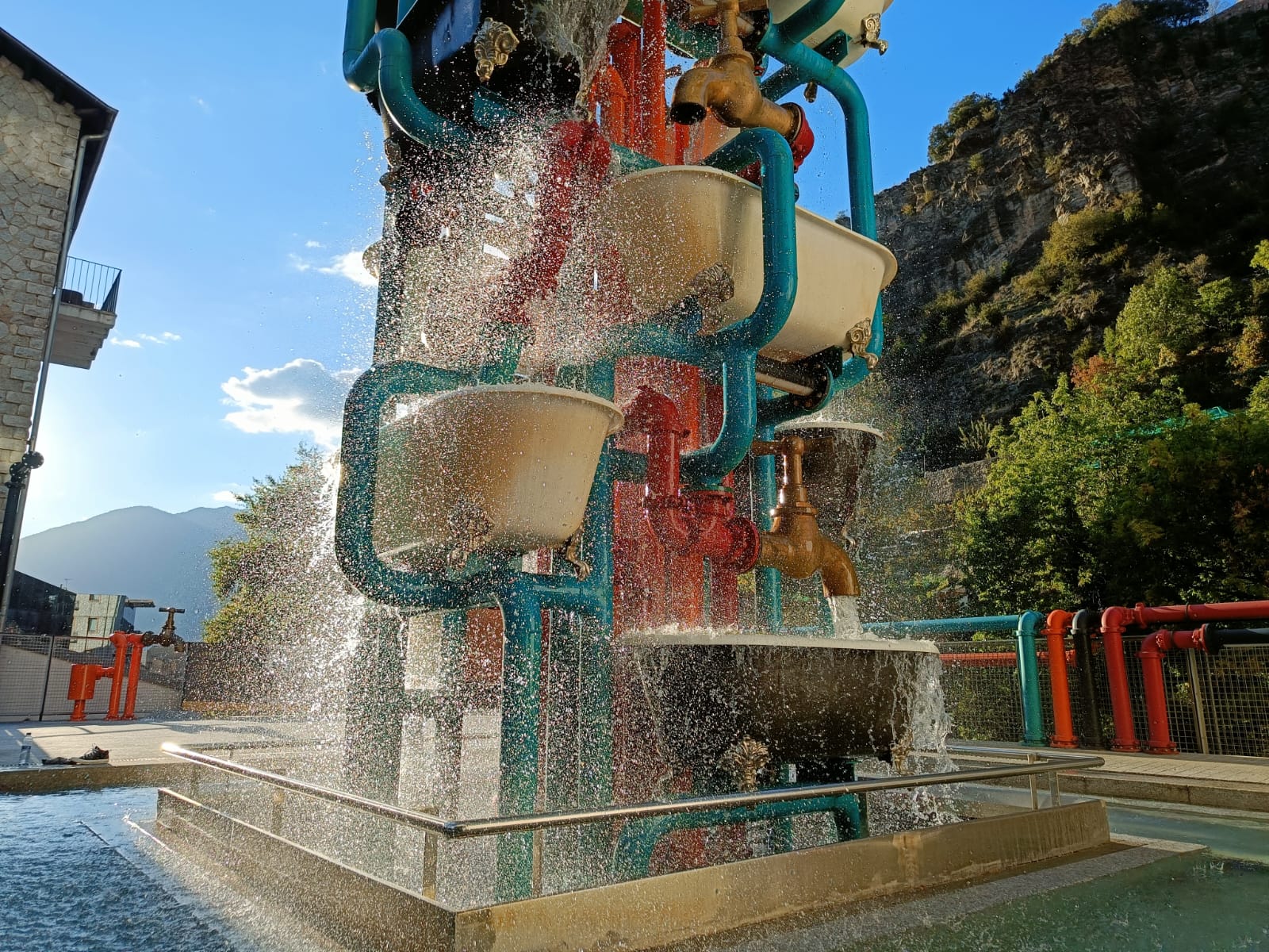 La font escultural símbol del Projecte Caldes.