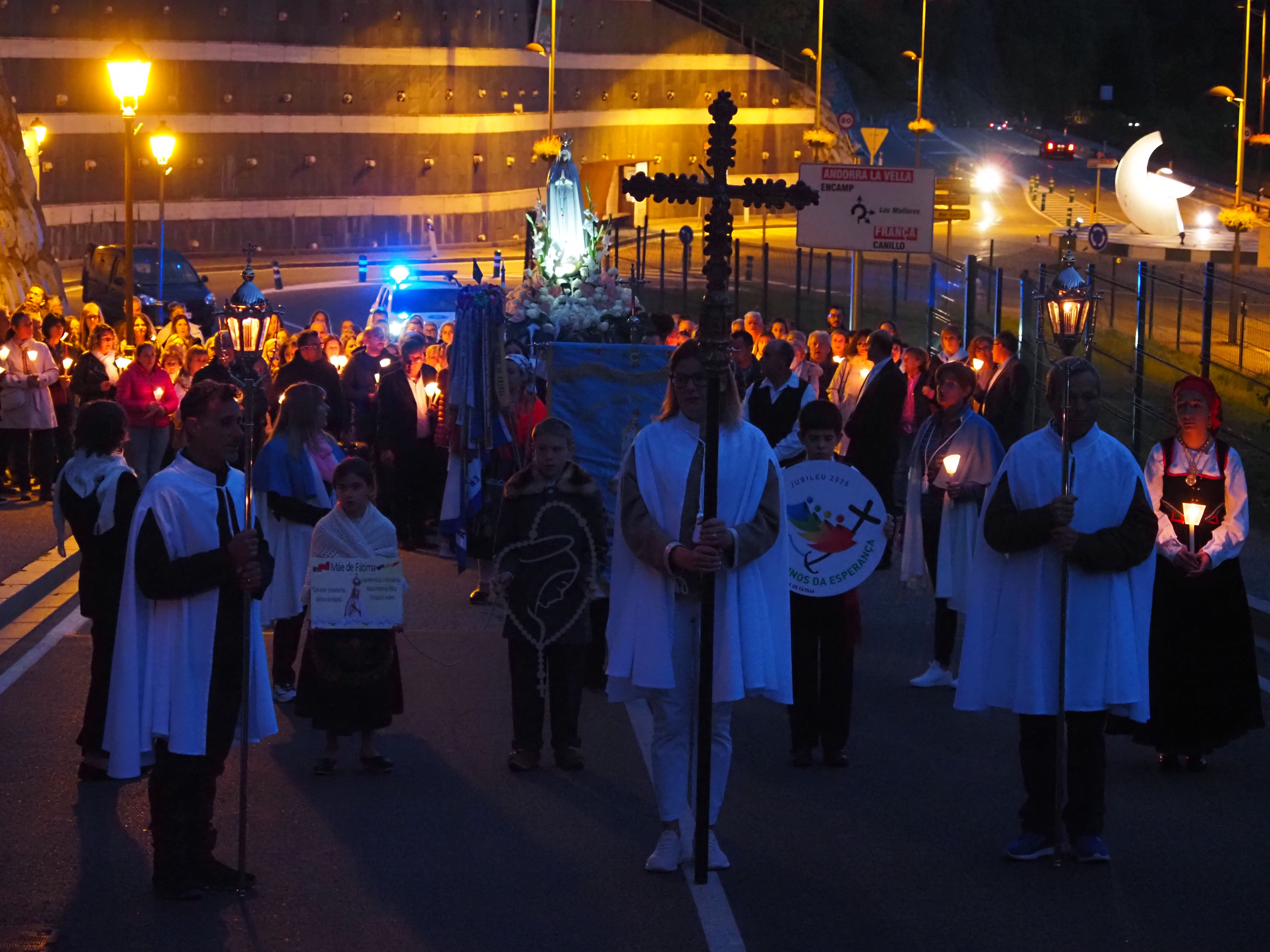 La Confraria de Nostra Senyora de Fàtima és qui promou l'acte. La Confraria de Nostra Senyora de Fàtima és qui promou l'acte.