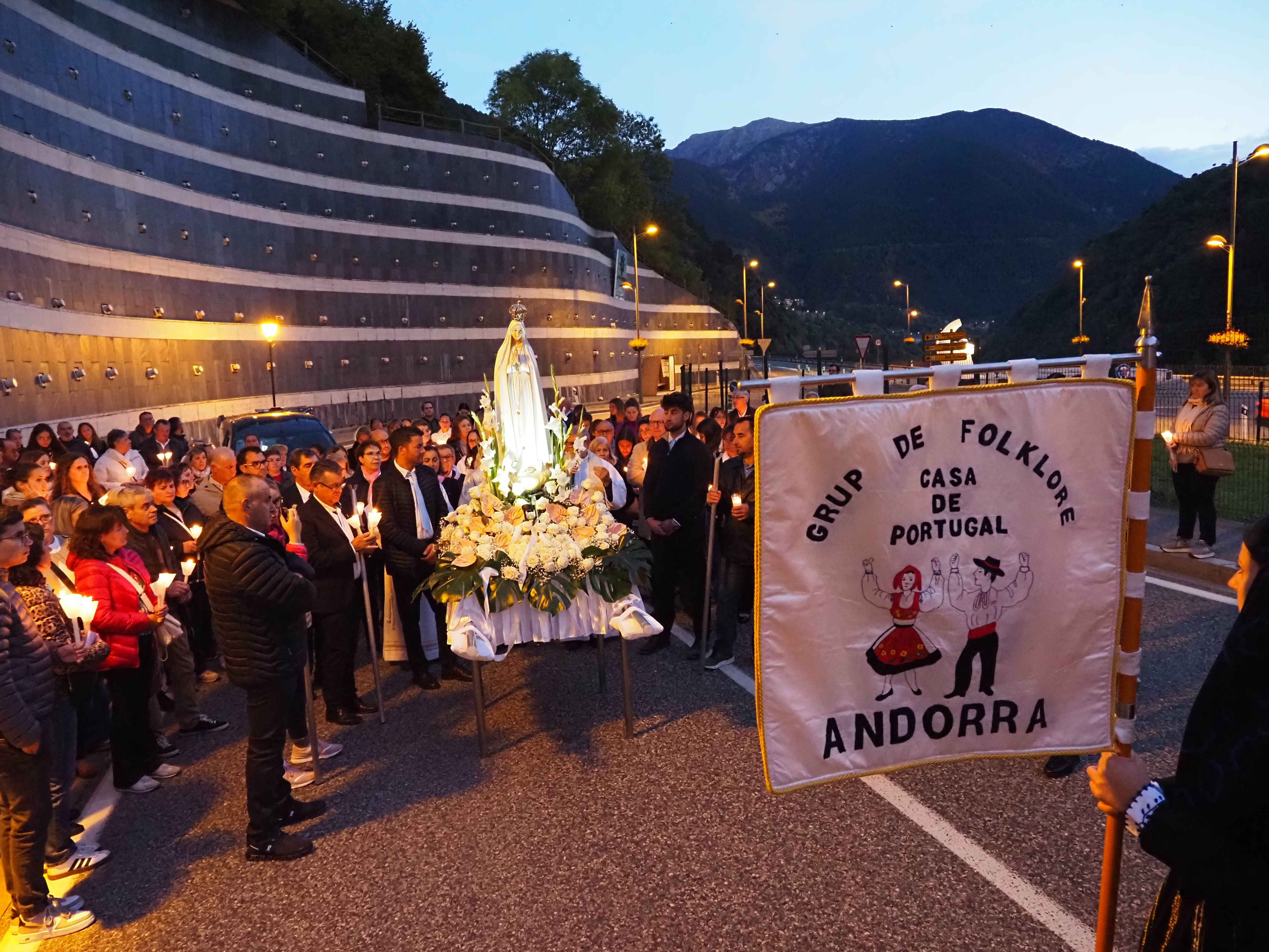 Diverses entitats portugueses han fet costat a la peregrinació Diverses entitats portugueses han fet costat a la peregrinació
