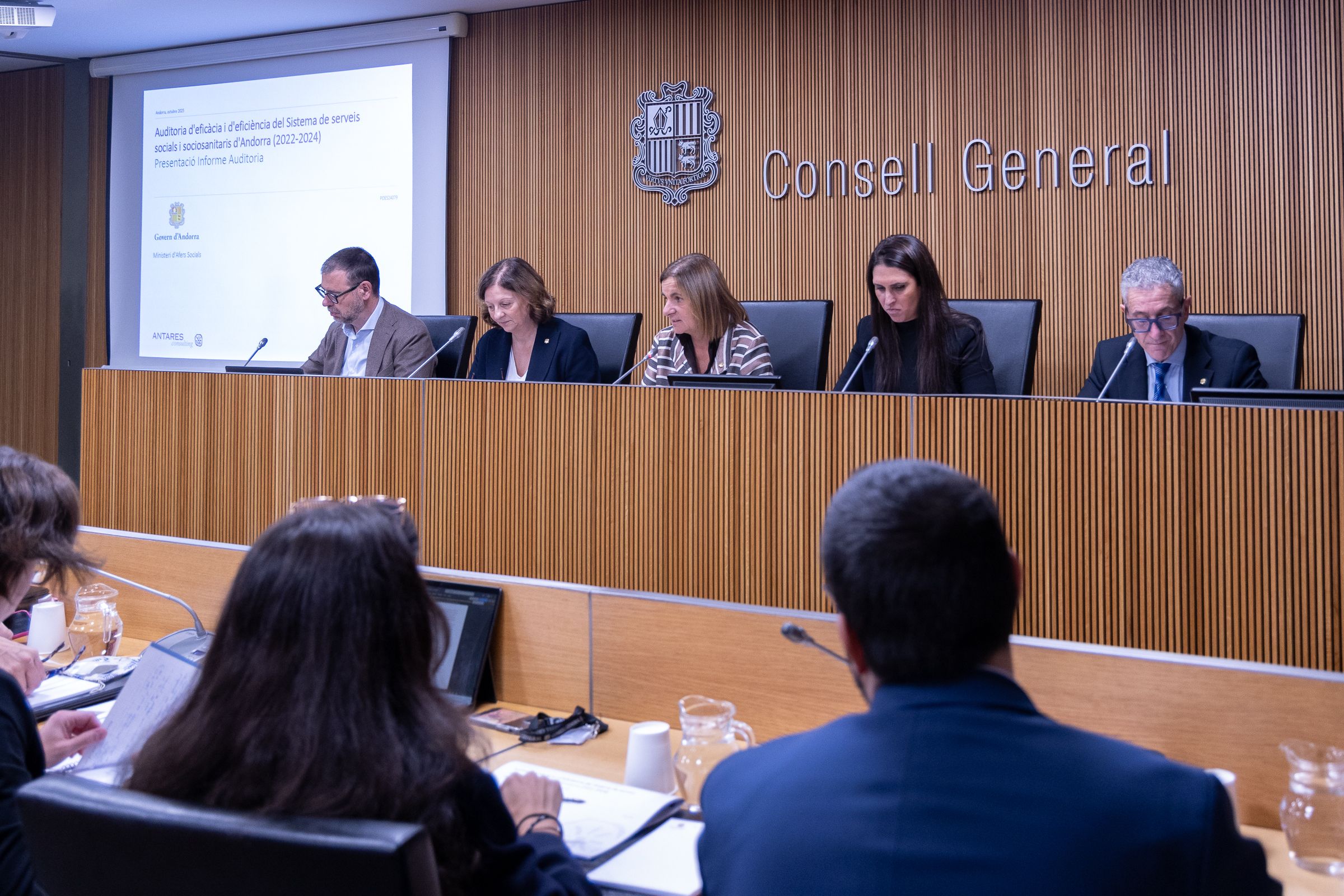 Compareixença de la ministra d’Afers Socials, Trini Marín, per presentar l’auditoria d’eficàcia i eficiència del sistema de serveis socials i sociosanitari.