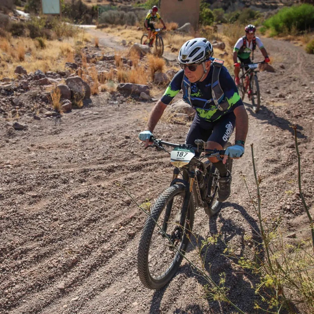 Ramon Aranda, en la seva participació a la 30a Titan Desert d'Almeria.