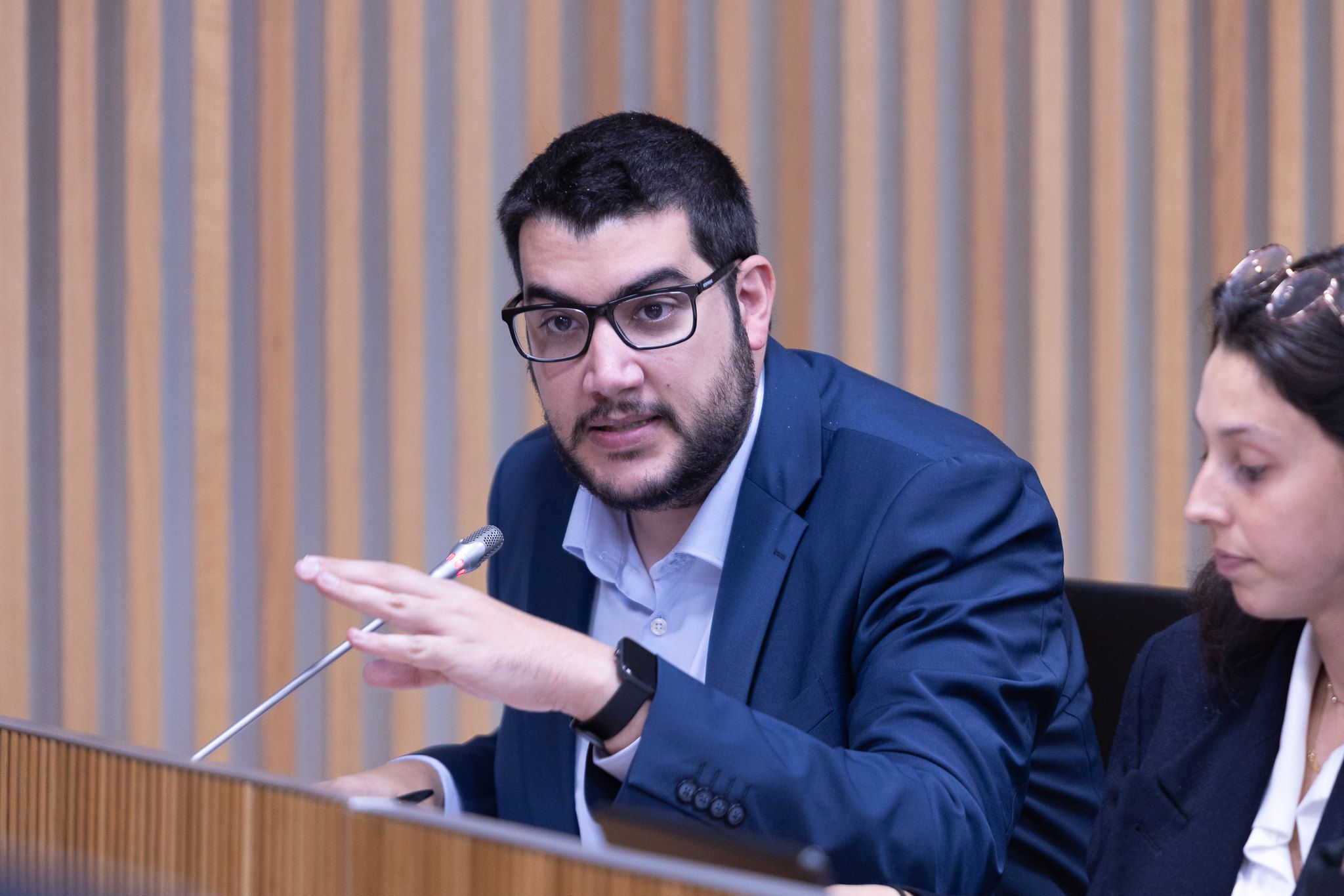 El conseller general del PS, Pere Baró.