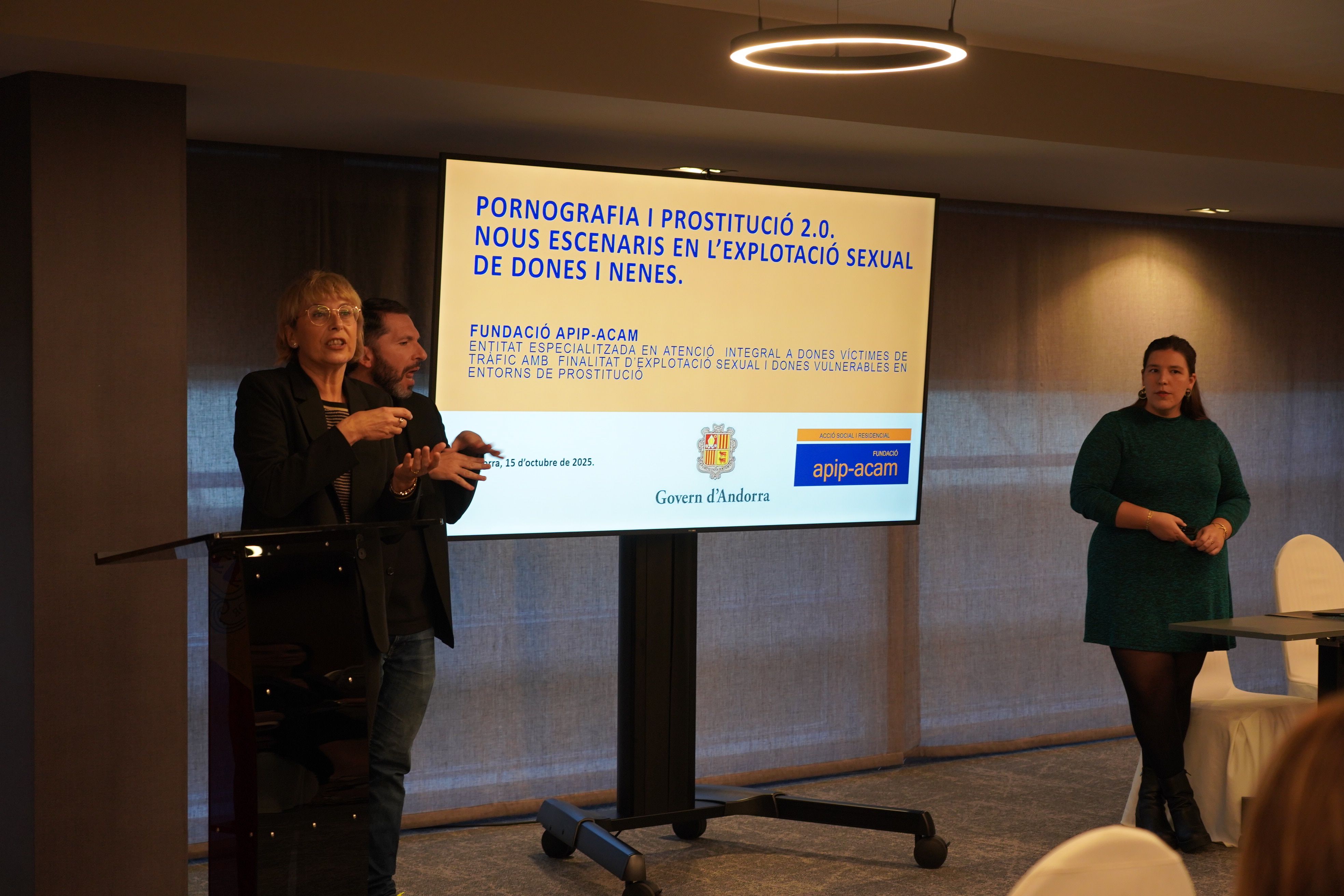 La responsable del programa de dones de la Fundació apip-acam, Natalia Massé.