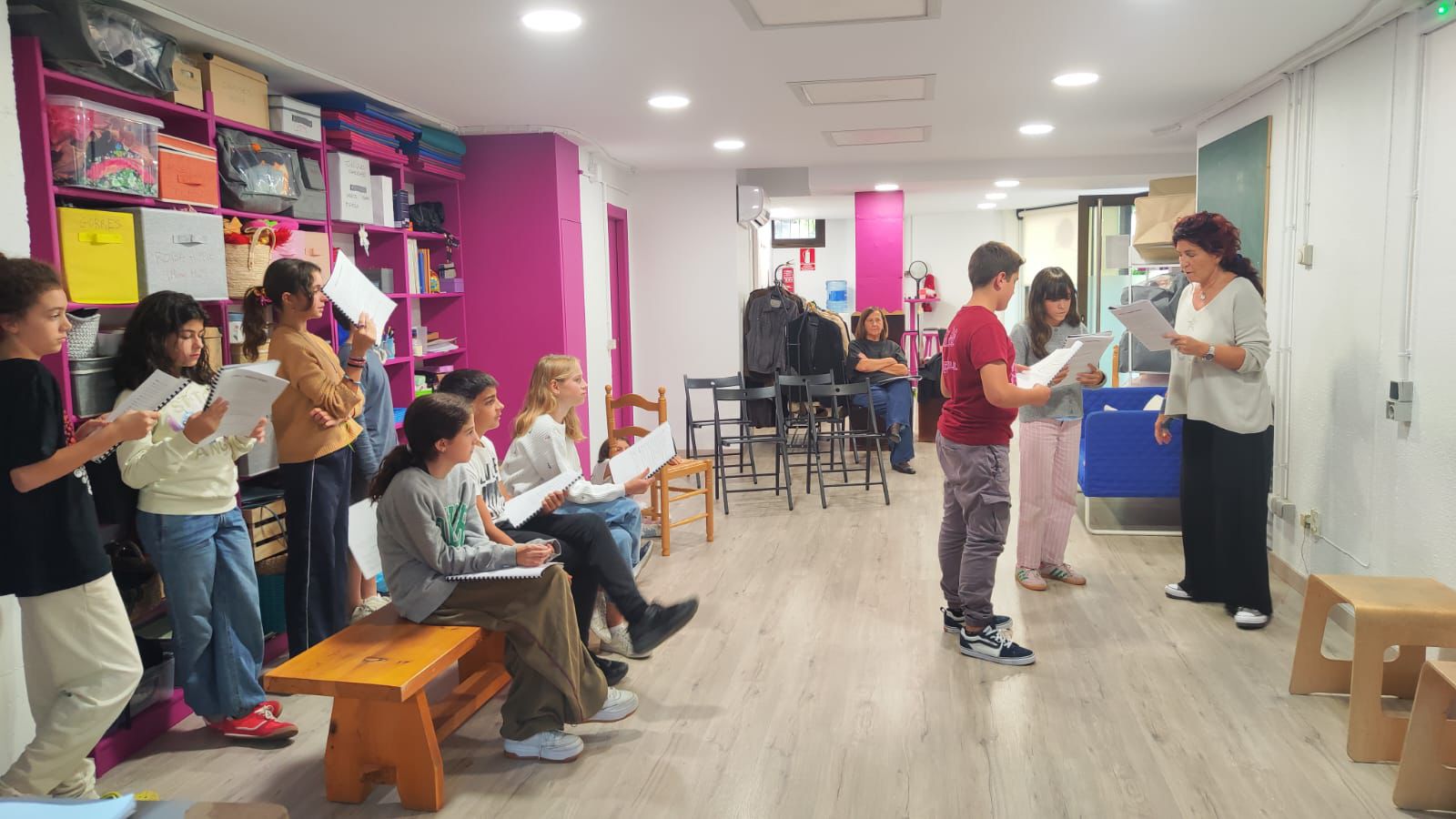 Un moment de l'assaig.