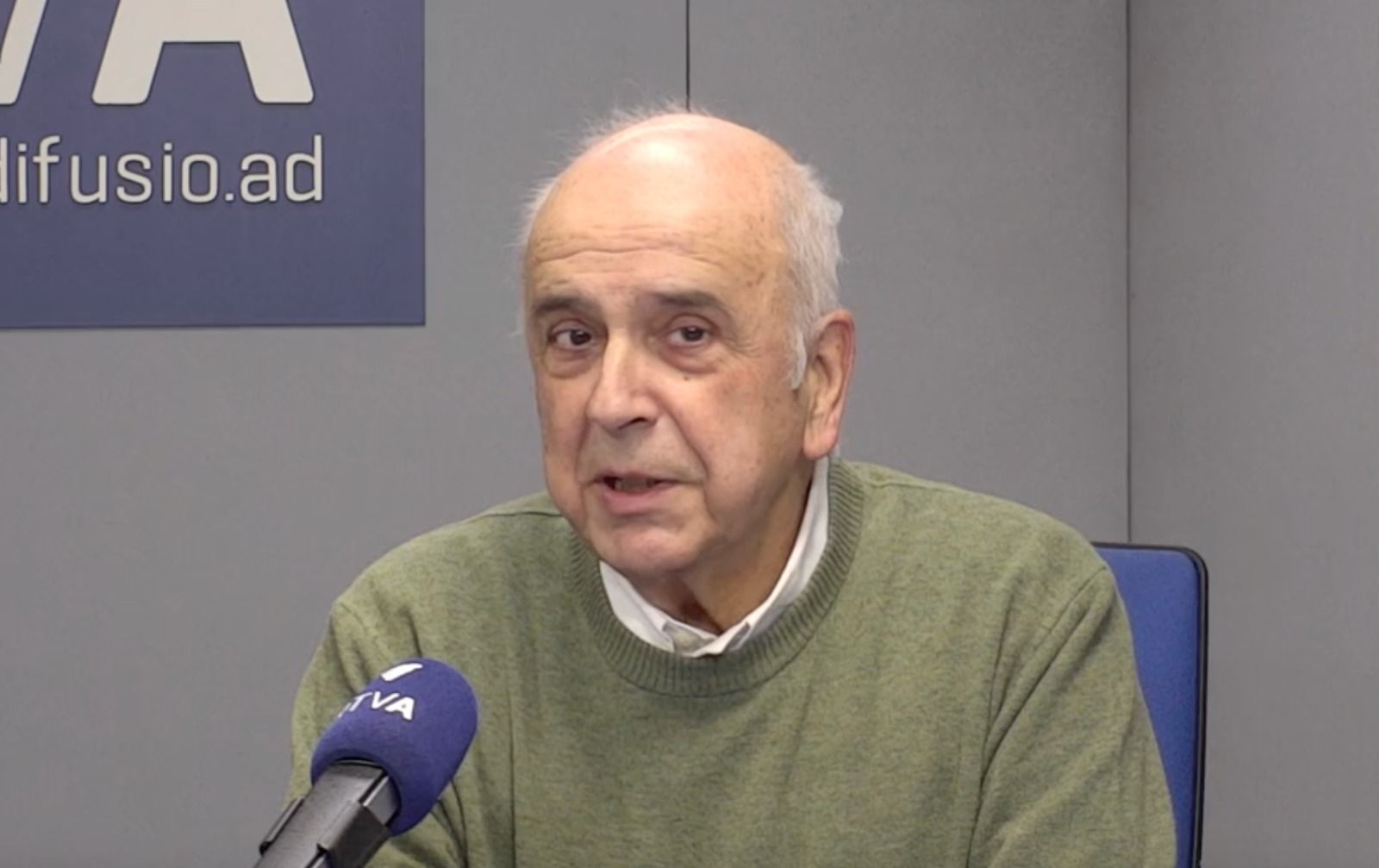 Enric Canals, durant una entrevista concedida l'any passat a RTVA, l'ens que va ajudar a fundar,