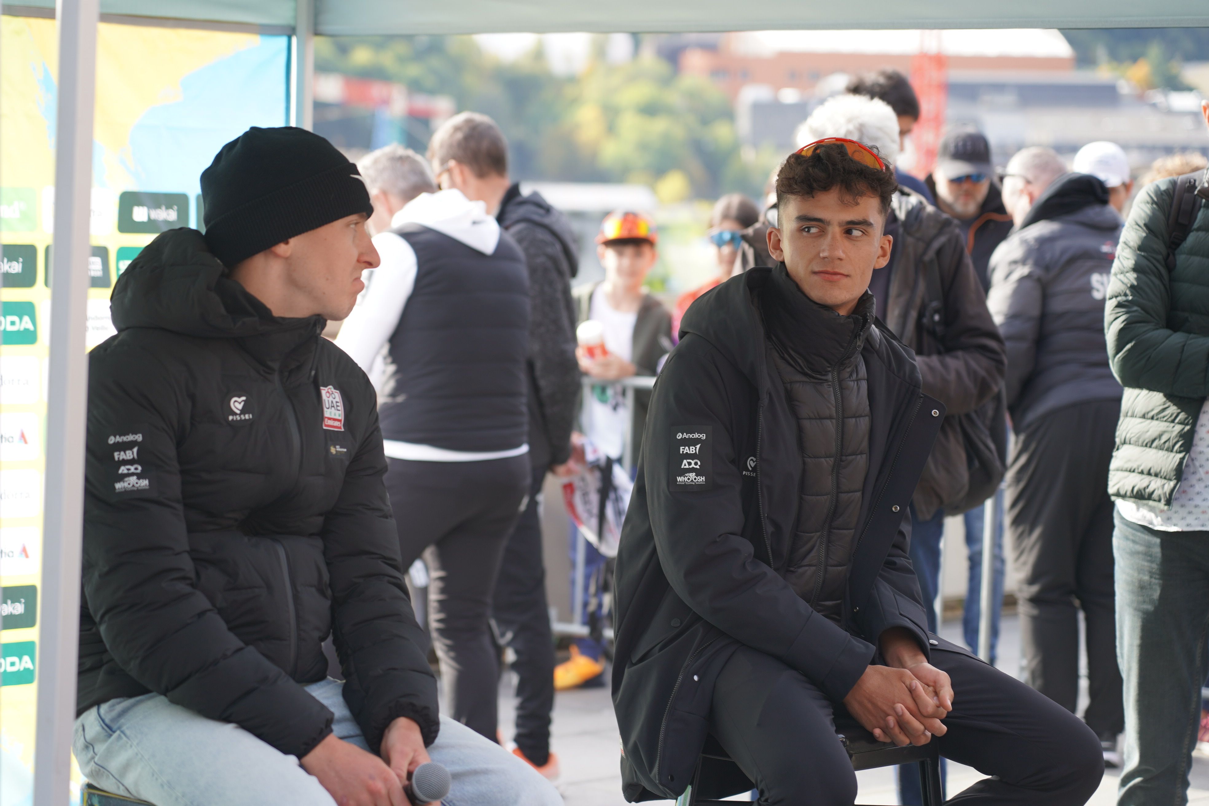 Pogacar i Del Toro, dos integrants del UAE Team Emirates.