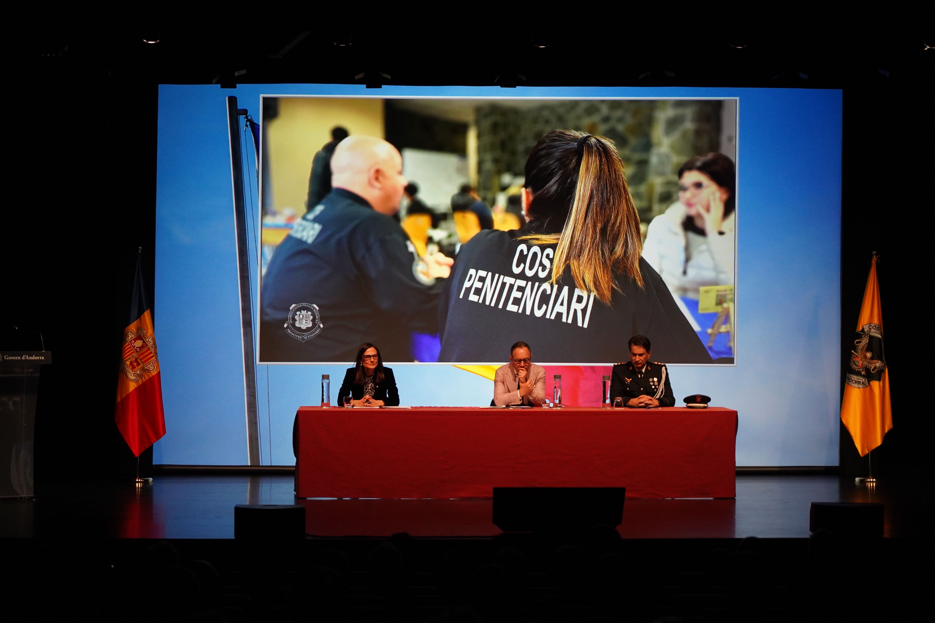 Un moment de la festivitat penitenciària.
