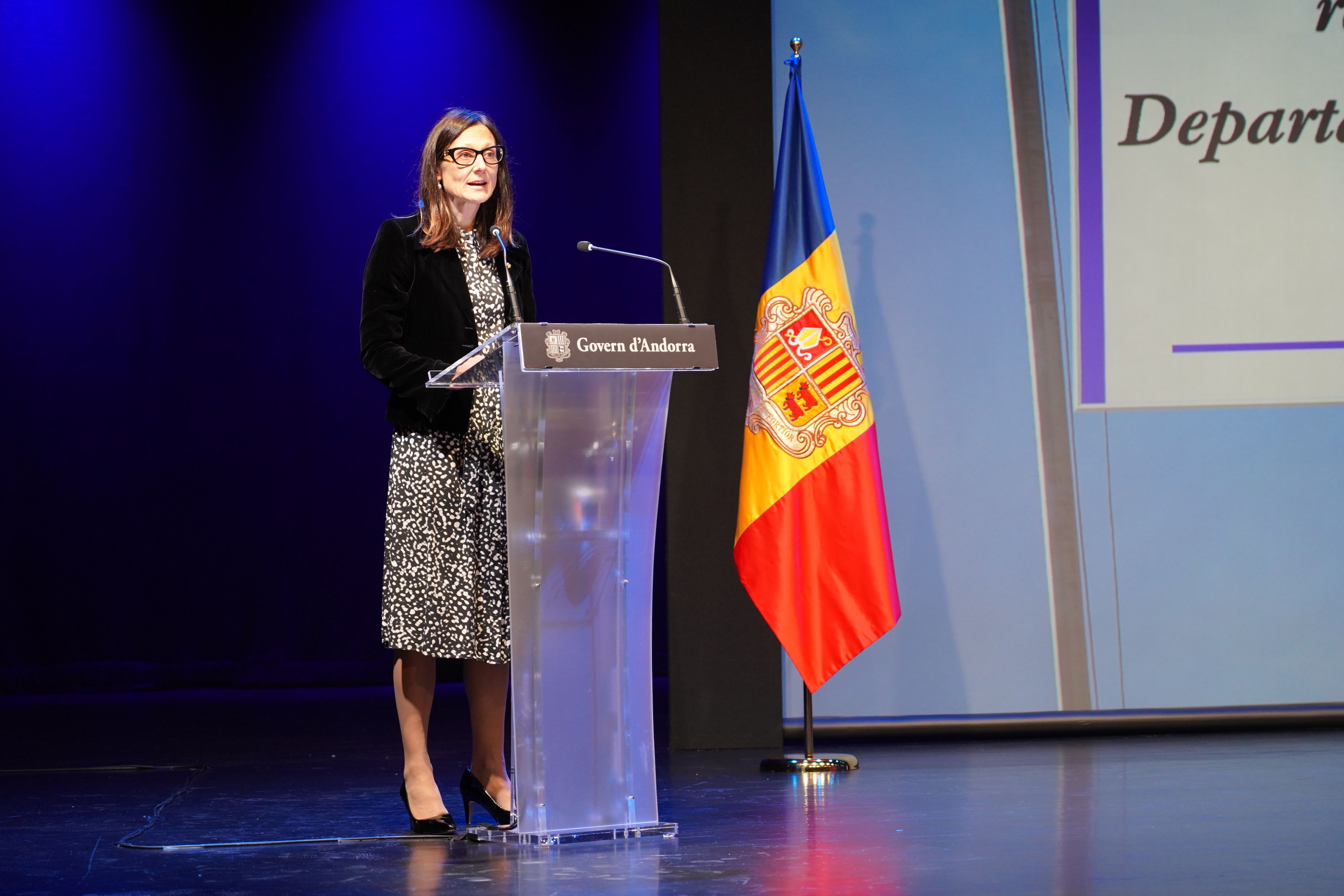 El discurs de la ministra Ester Molné.