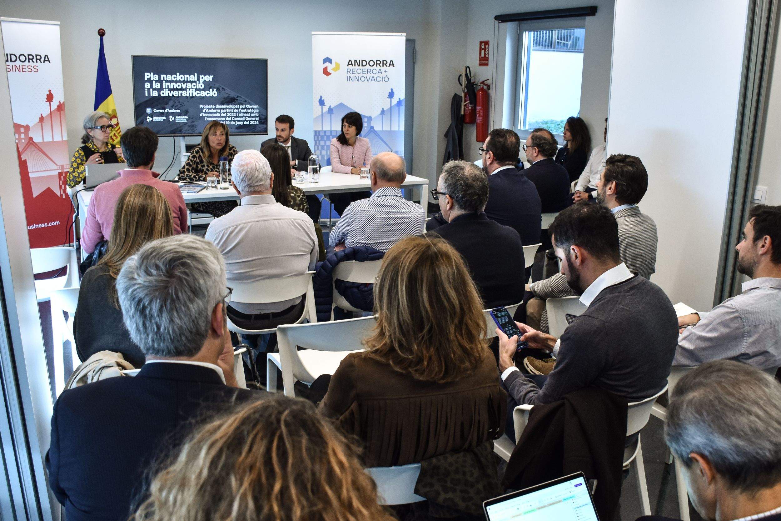 Marsol durant la presentació del Pla Nacional a comuns i a agents econòmics i socials del país.