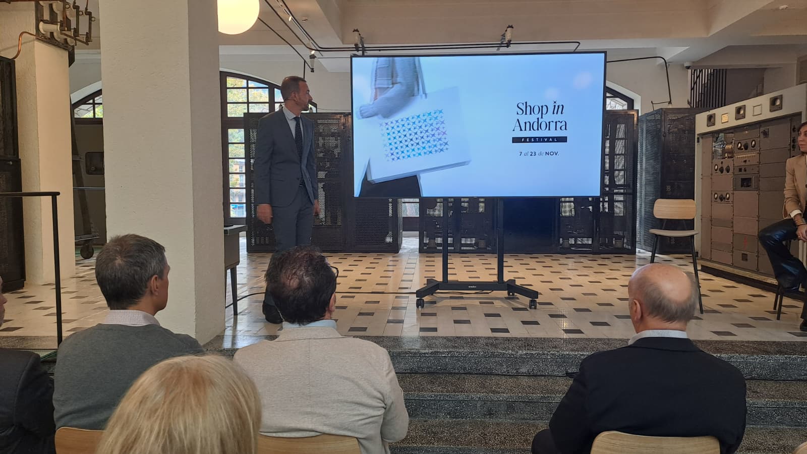 Torres, durant la presentació del Shop in Andorra.