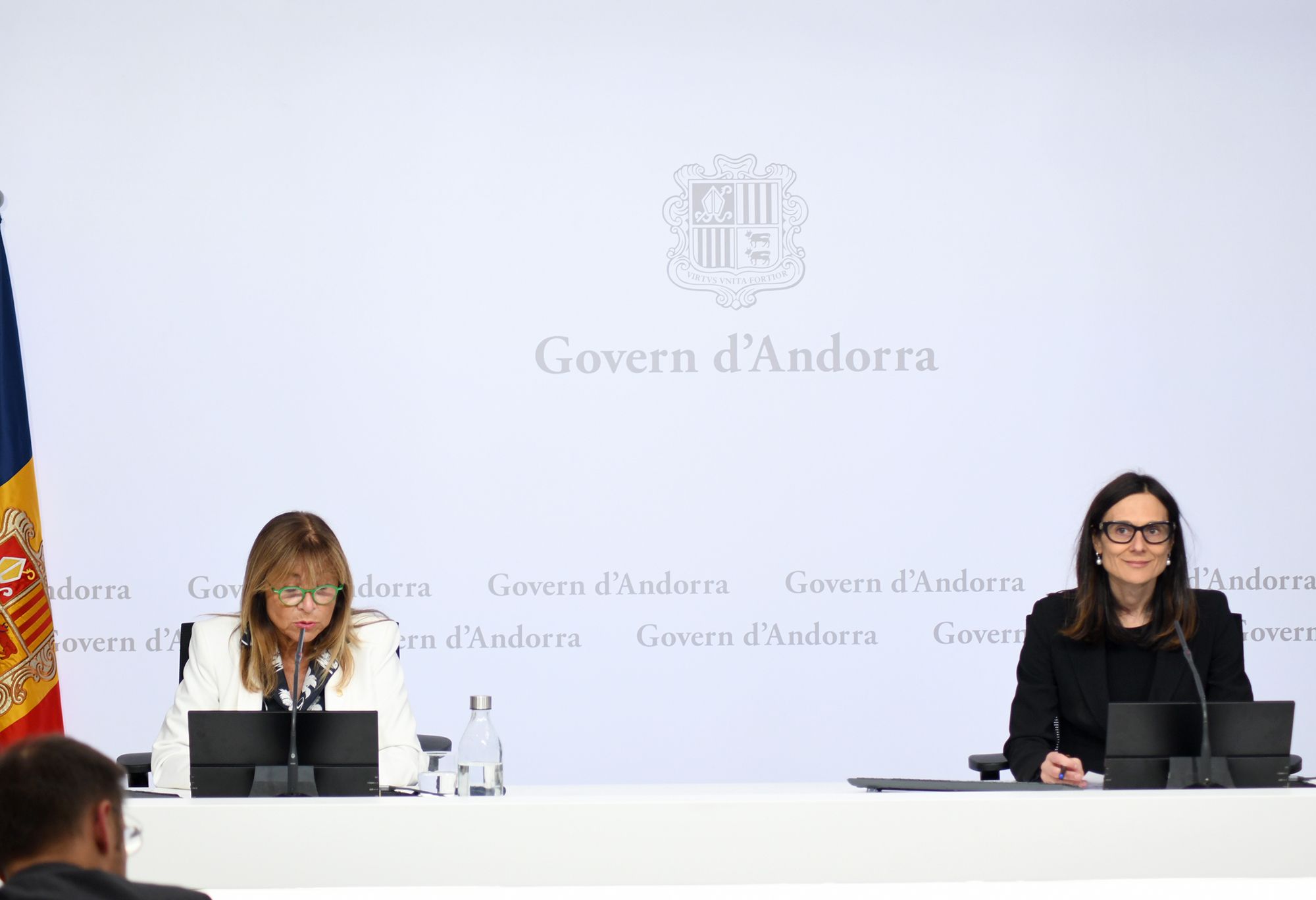 Marsol i Molné, durant la presentació del projecte de llei.