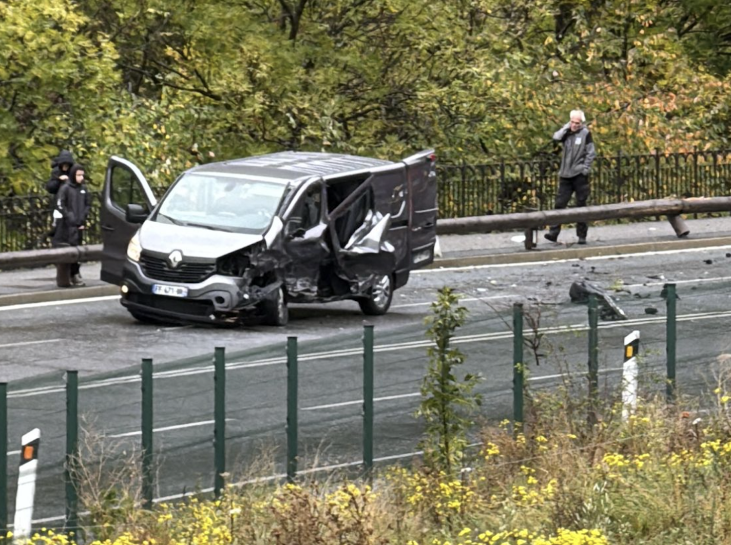 Una de les furgonetes implicades.