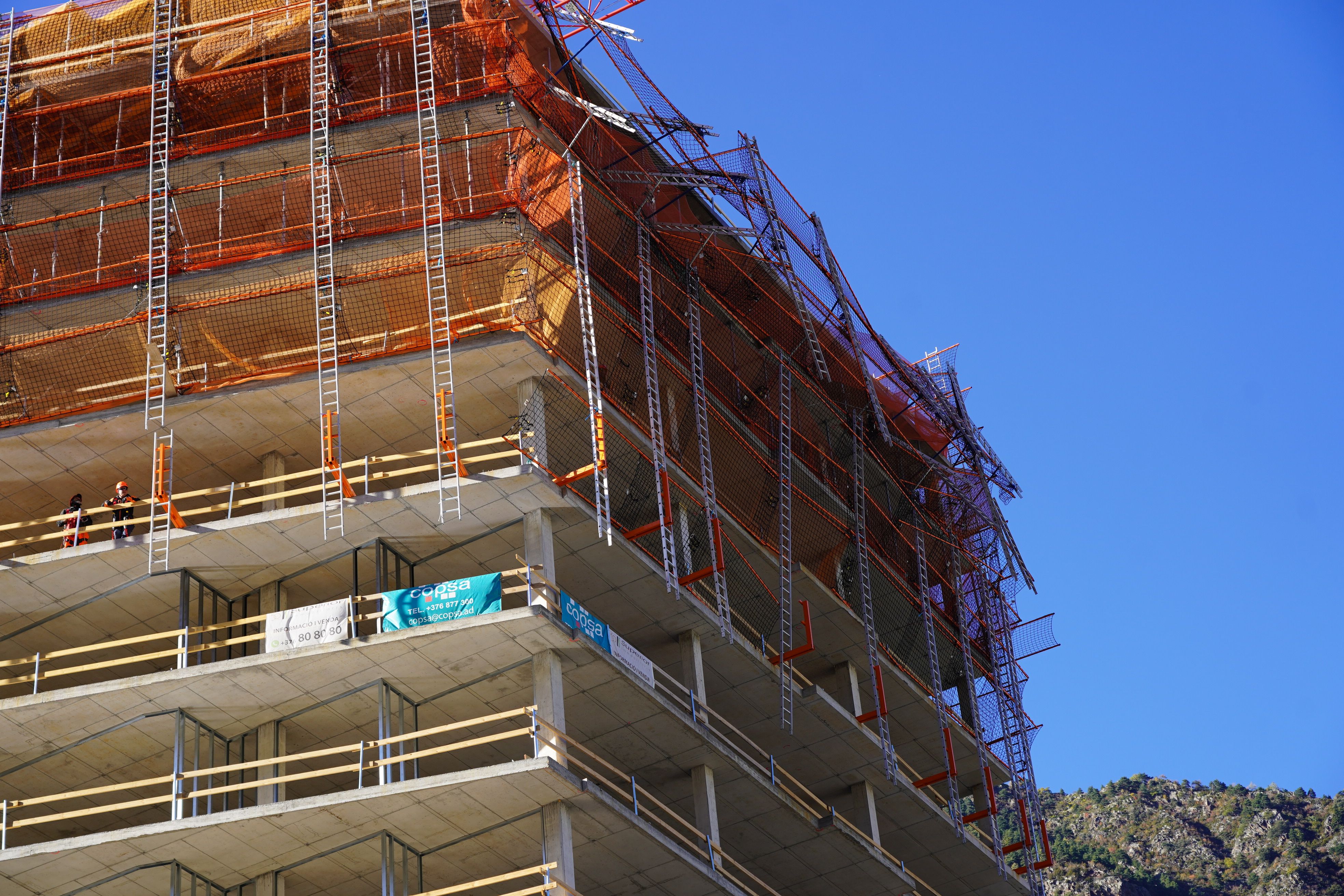 Situació que presentava la bastida.