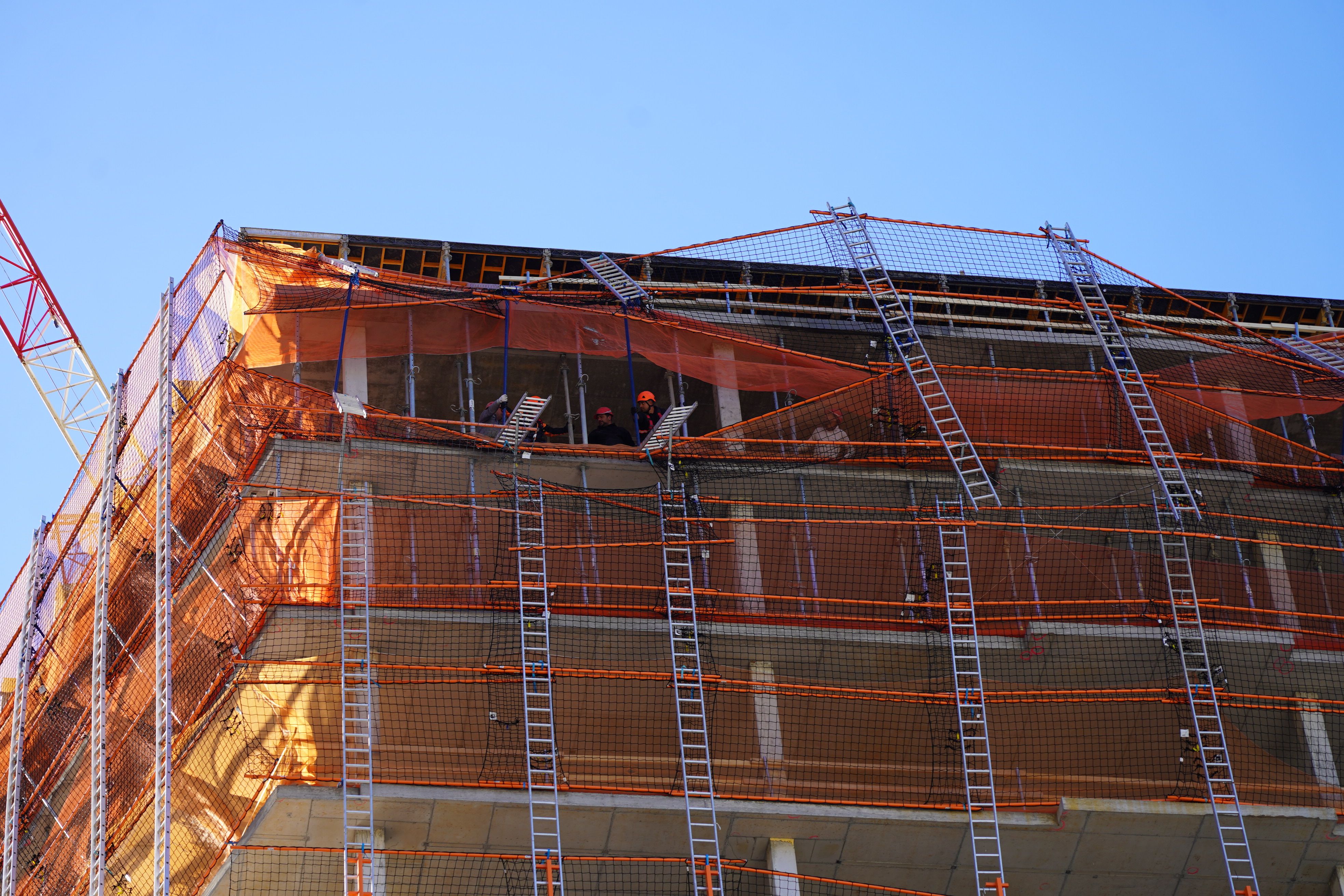 Situació que presentava la bastida.