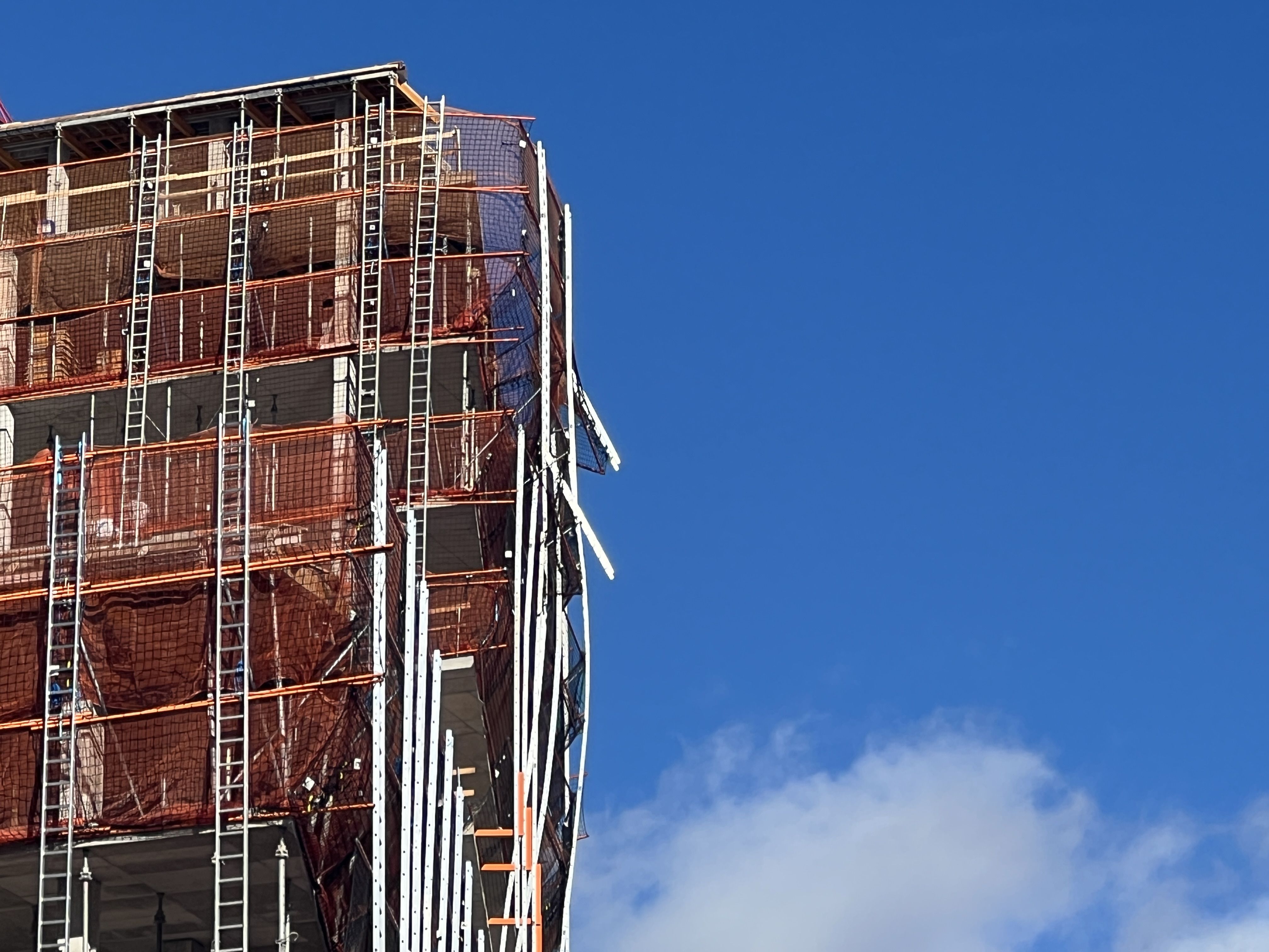 Situació que presentava la bastida.