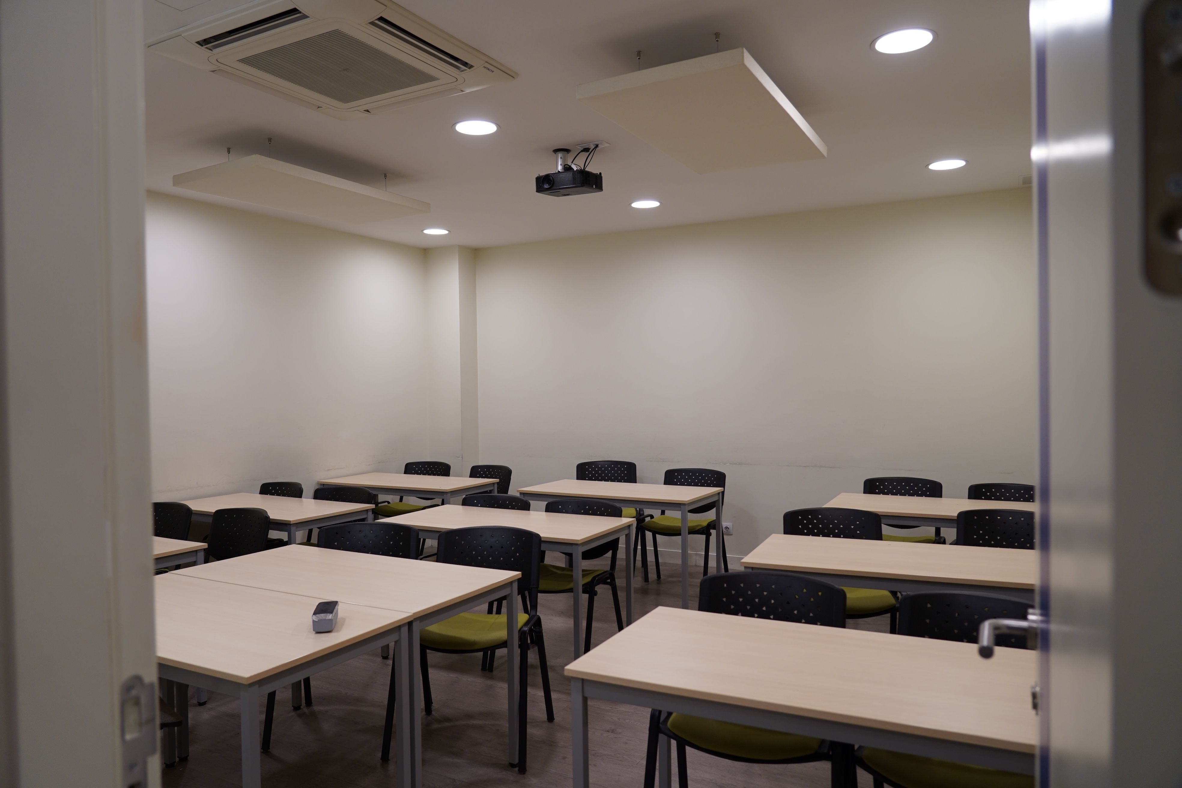 Una aula del centre de català d'Escaldes-Engordany.