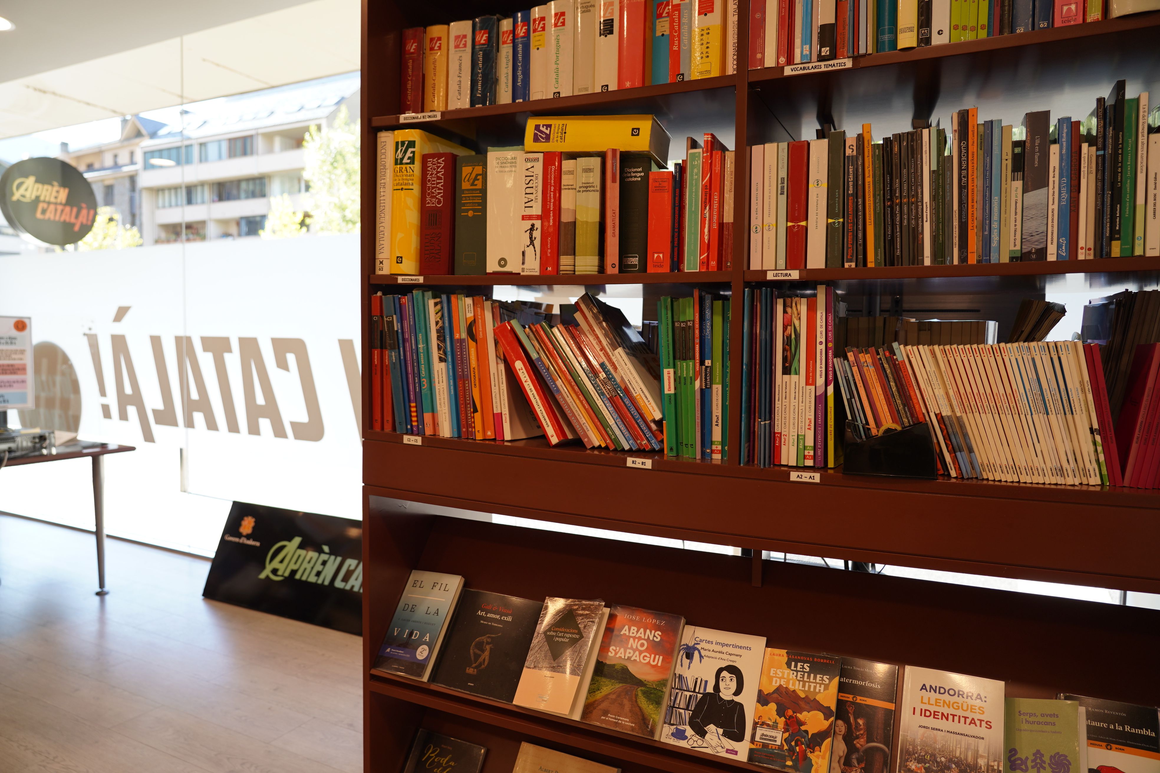 Llibres a lliure disposició dels alumnes.