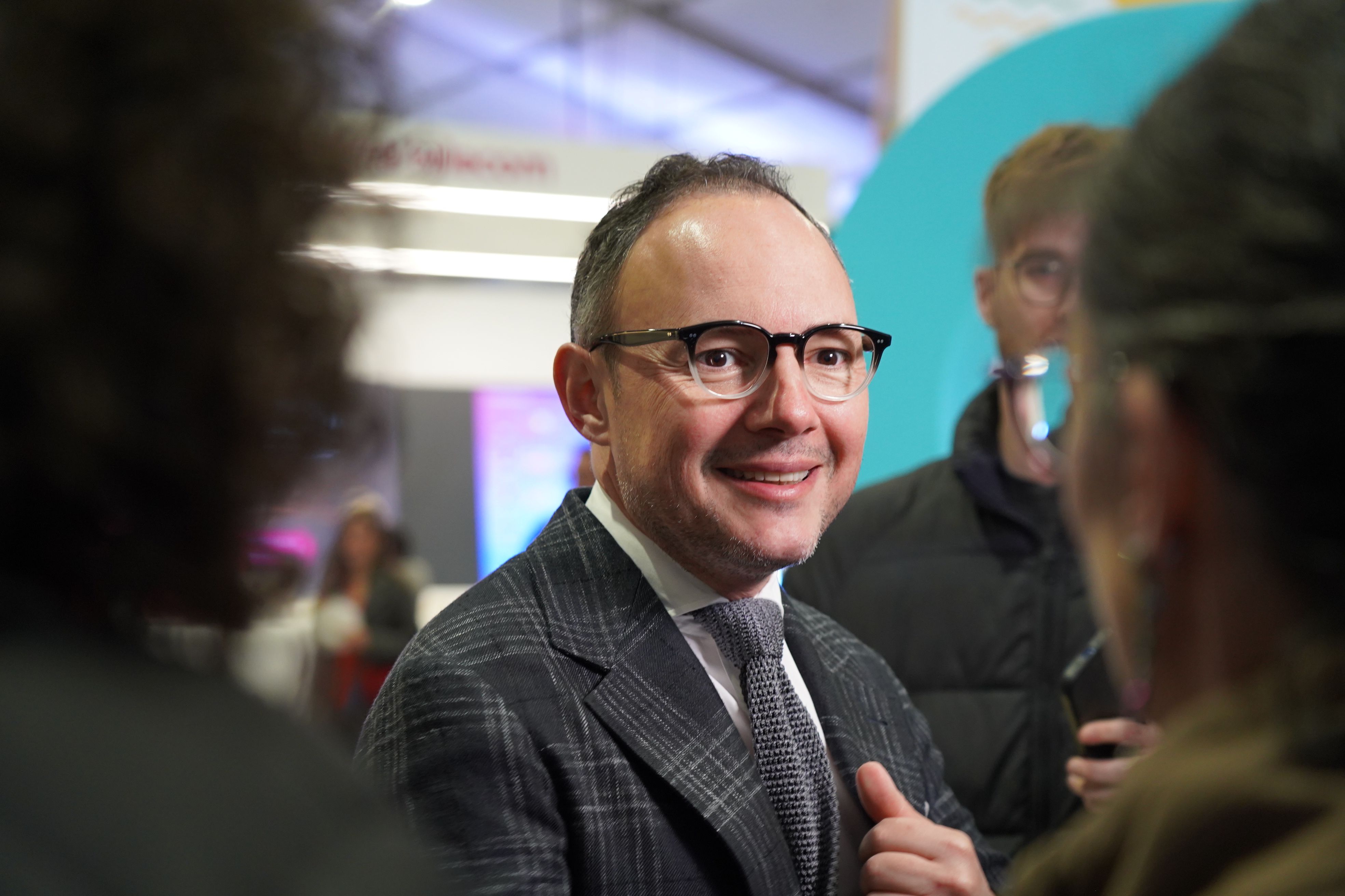 El cap de Govern, Xavier Espot, durant la inauguració de la Fira.