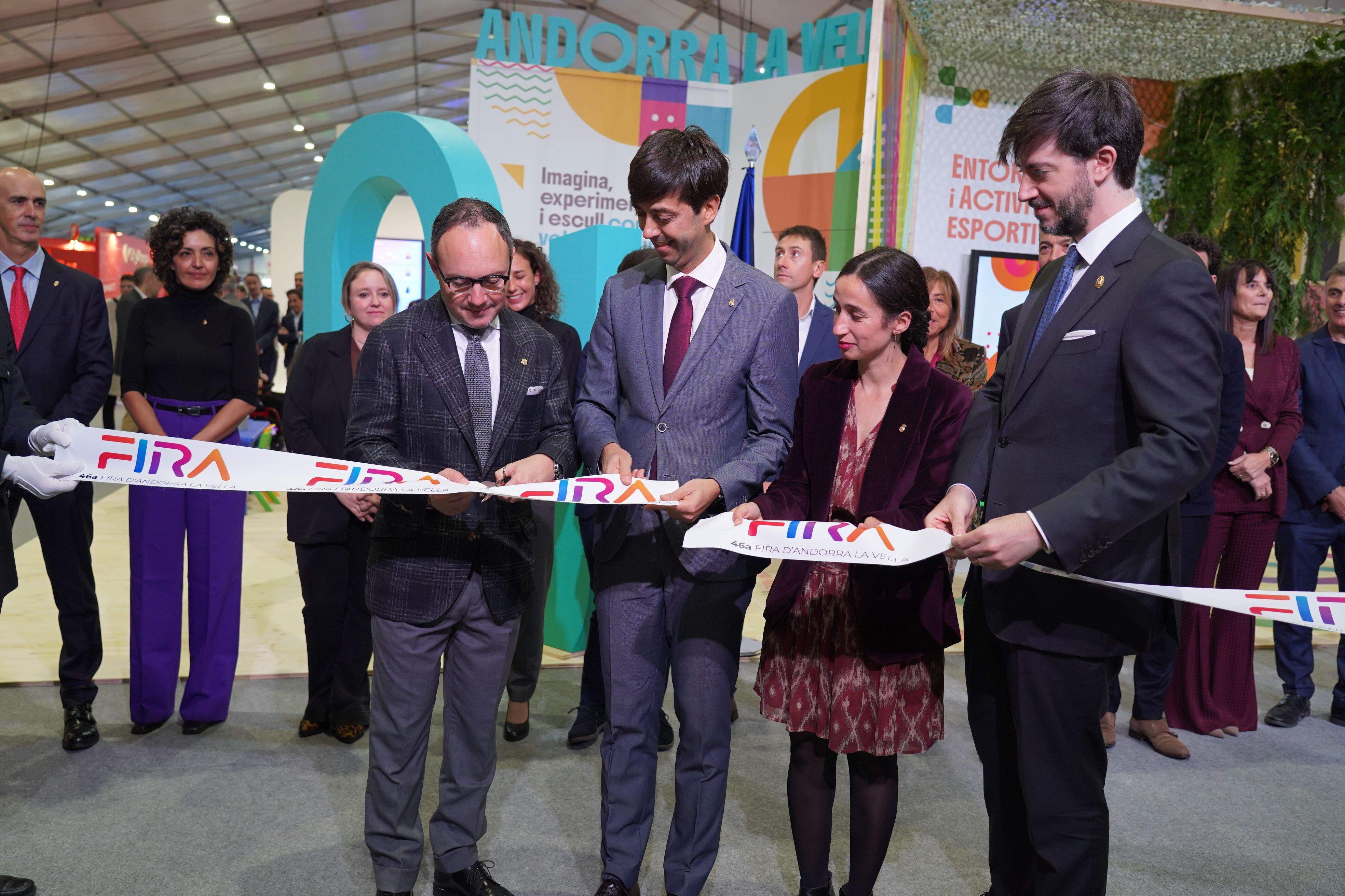 Inauguració de la 46a Fira d’Andorra la Vella.