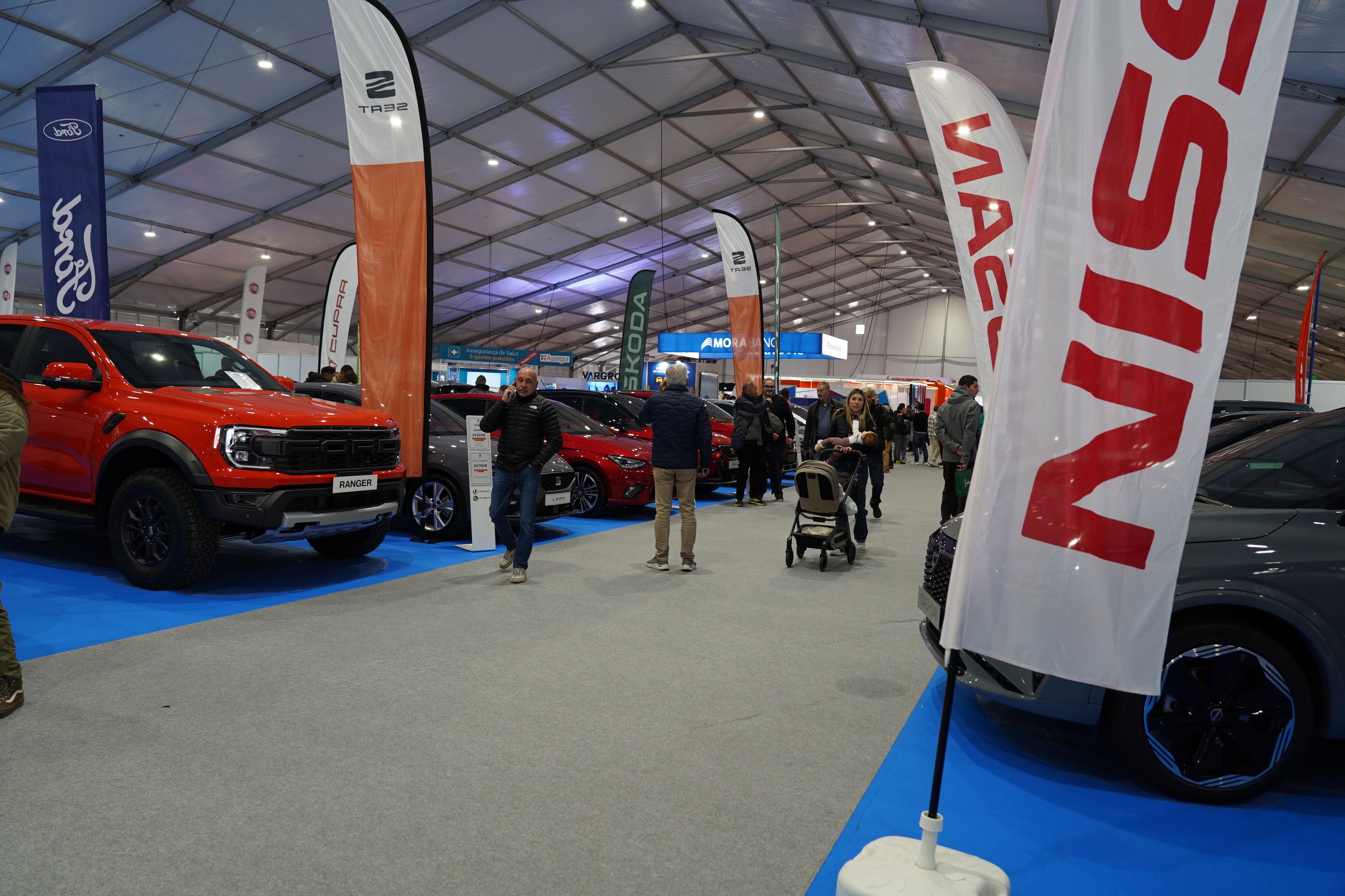 Els concessionaris de vehicles a la Fira d'Andorra la Vella. Els concessionaris de vehicles a la Fira d'Andorra la Vella.