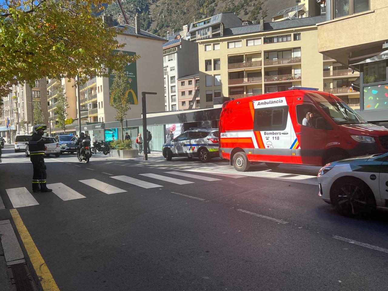 Pas de vianants on ha tingut lloc l’atropellament.