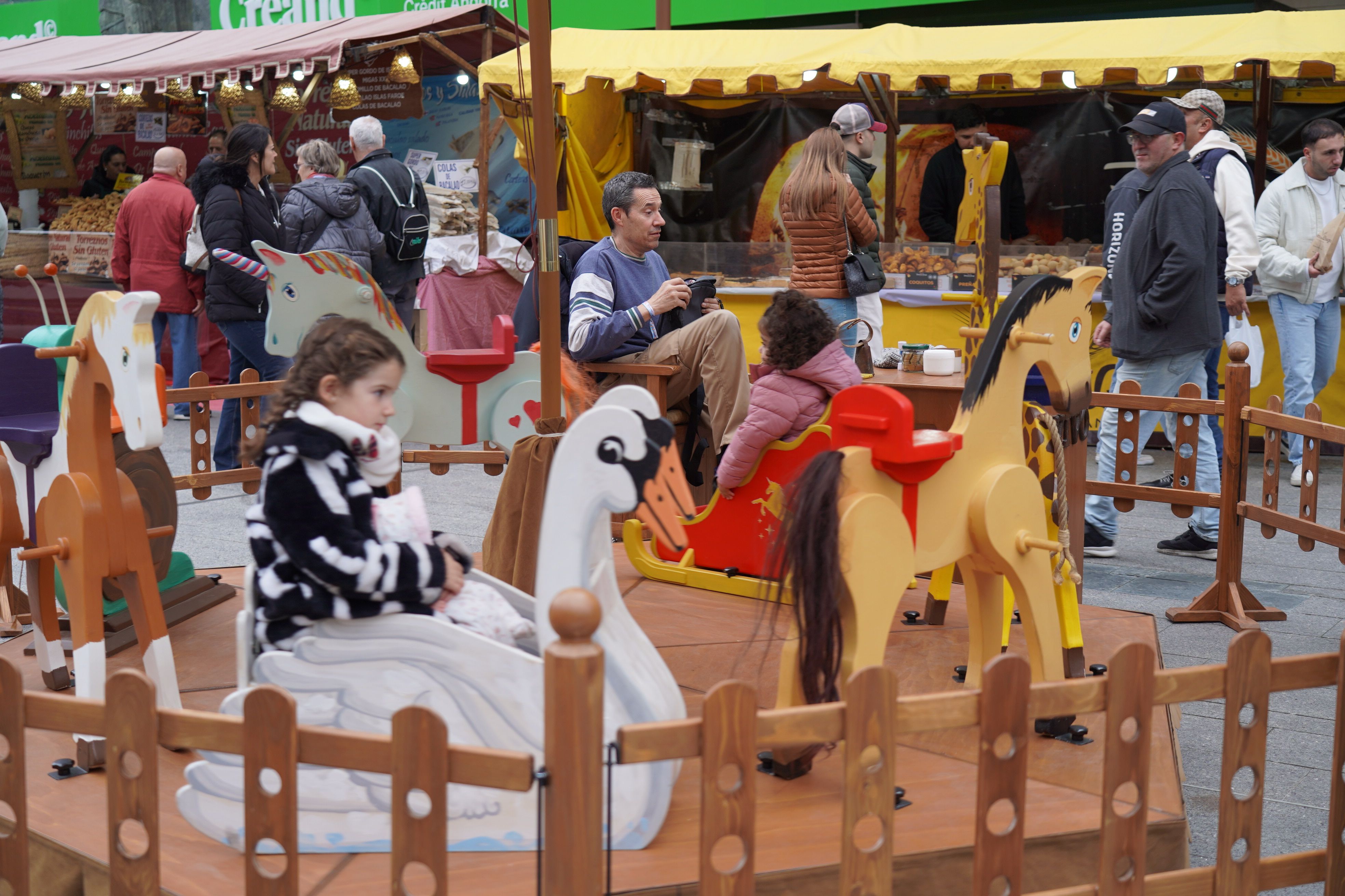 Els cavallets de fira no hi poden faltar. Els cavallets de fira no hi poden faltar.