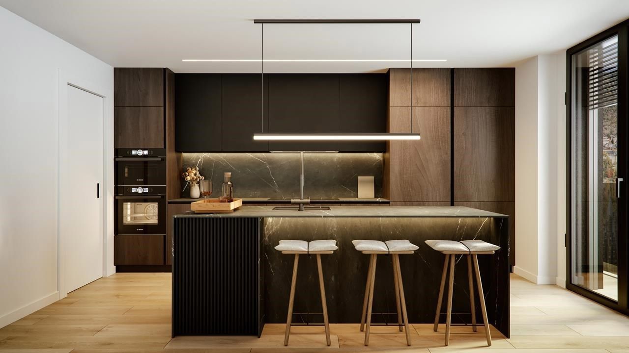 Reproduccions de com han de ser els interiors d'alguns dels habitatges.