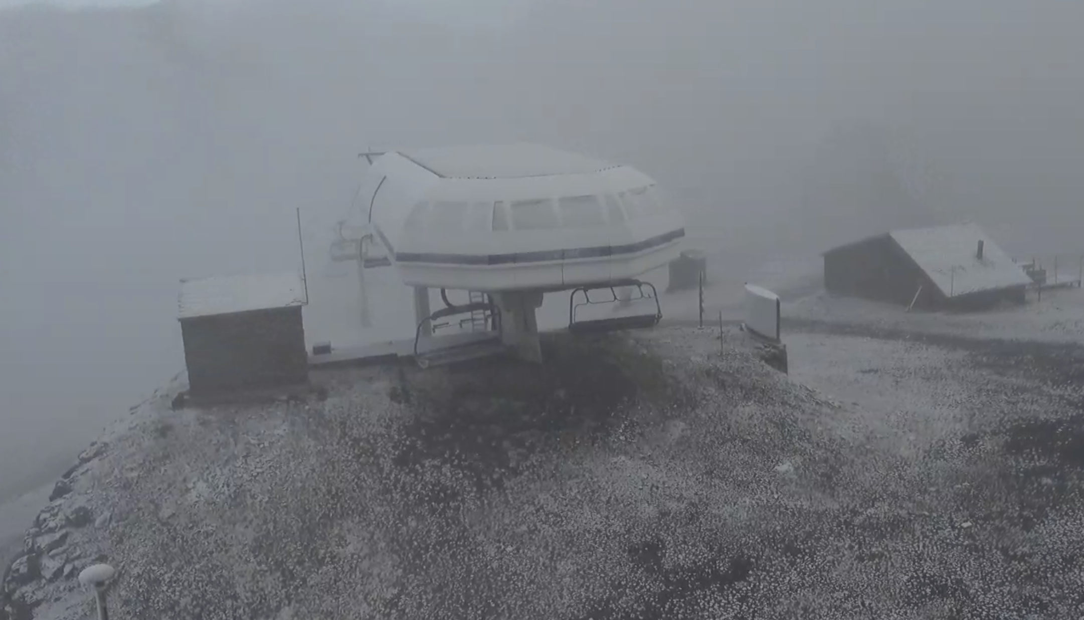 Enfarinada al cap de la Coma d'Arcalís.