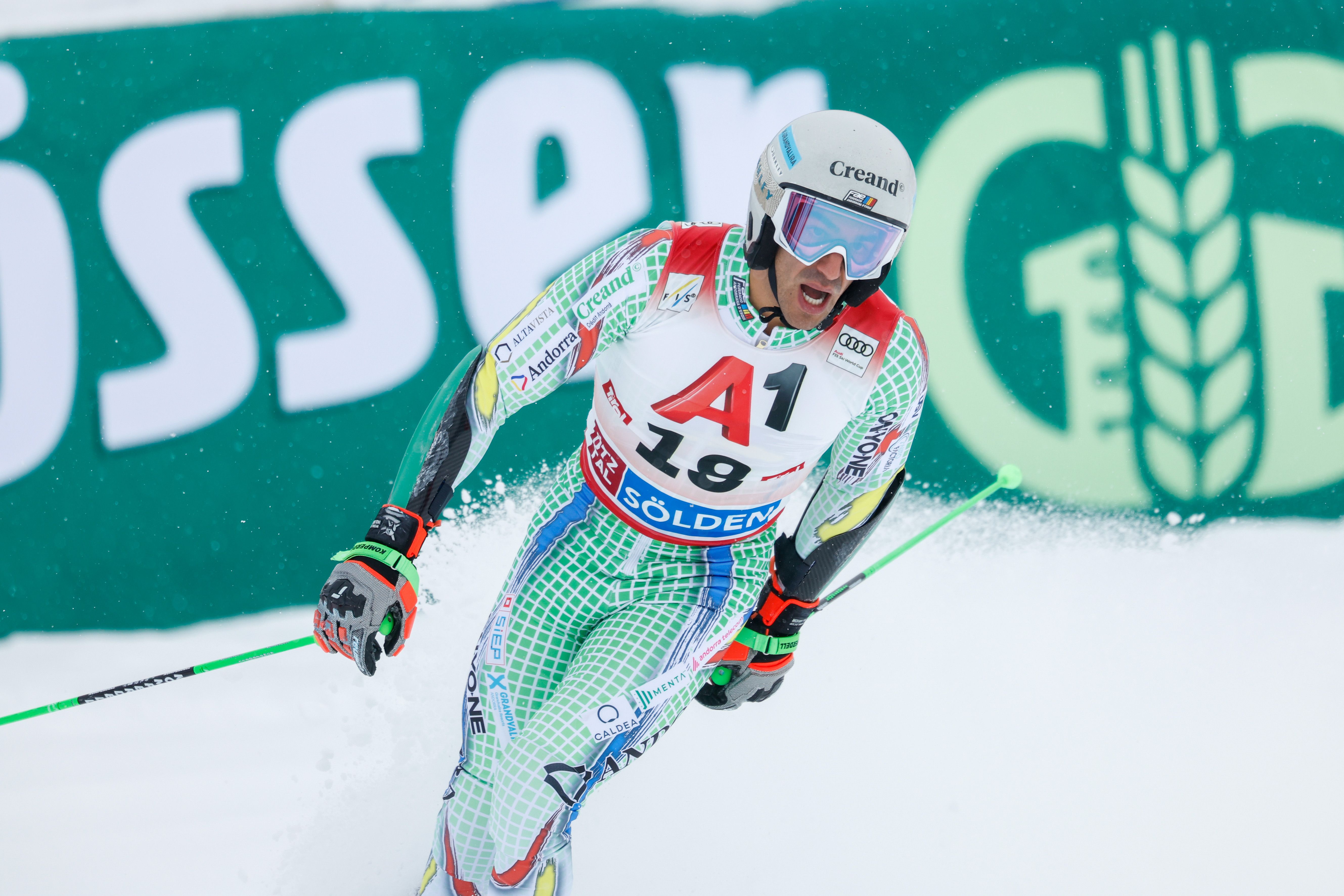 Joan Verdú a Sölden 2ª mànega FOTO Christophe Pallot Agence Zoom Joan Verdú a Sölden 2ª mànega FOTO Christophe Pallot Agence Zoom