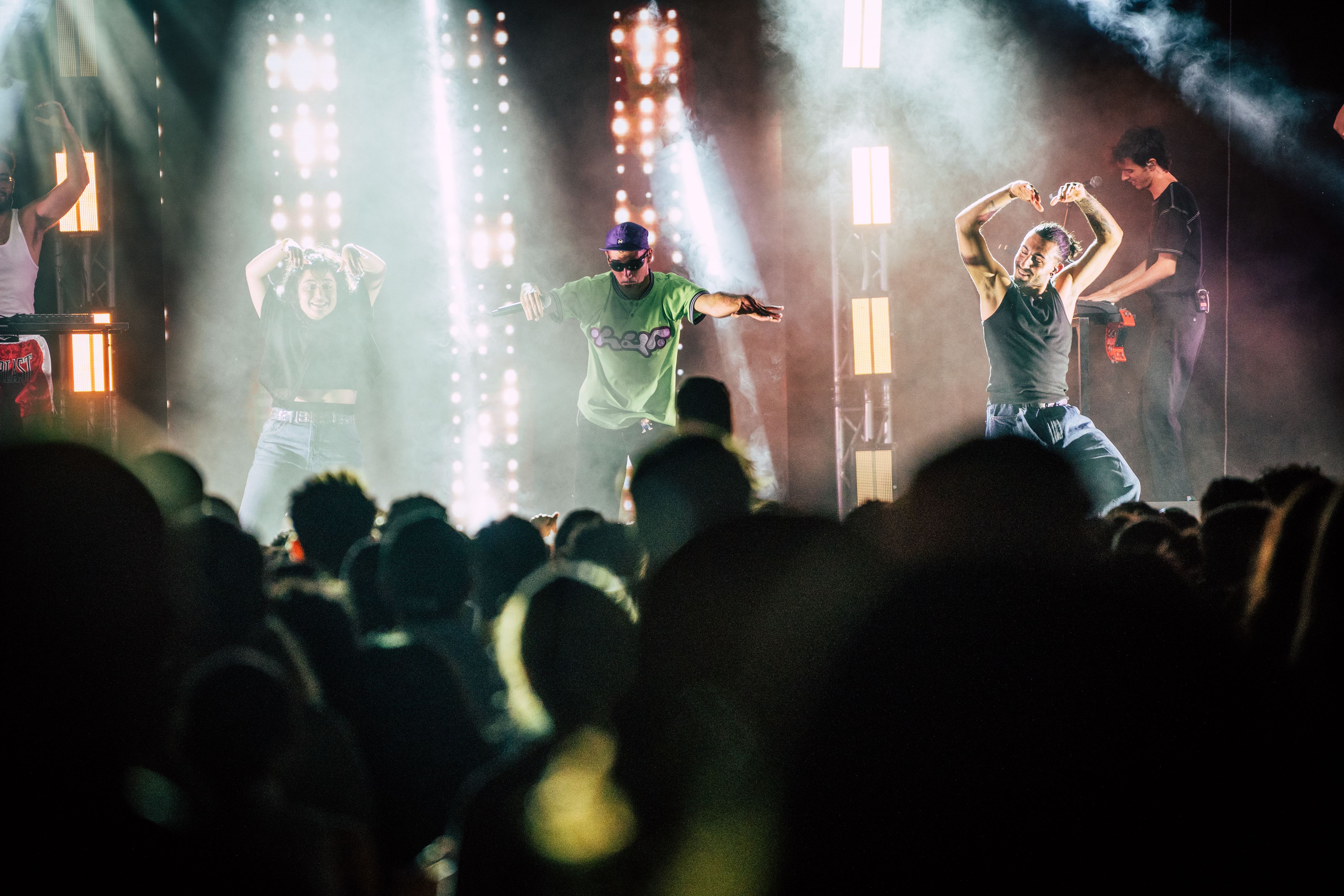 Un moment del concert de Figa Flawas a Sant Julià el 29 de juliol del 2024.