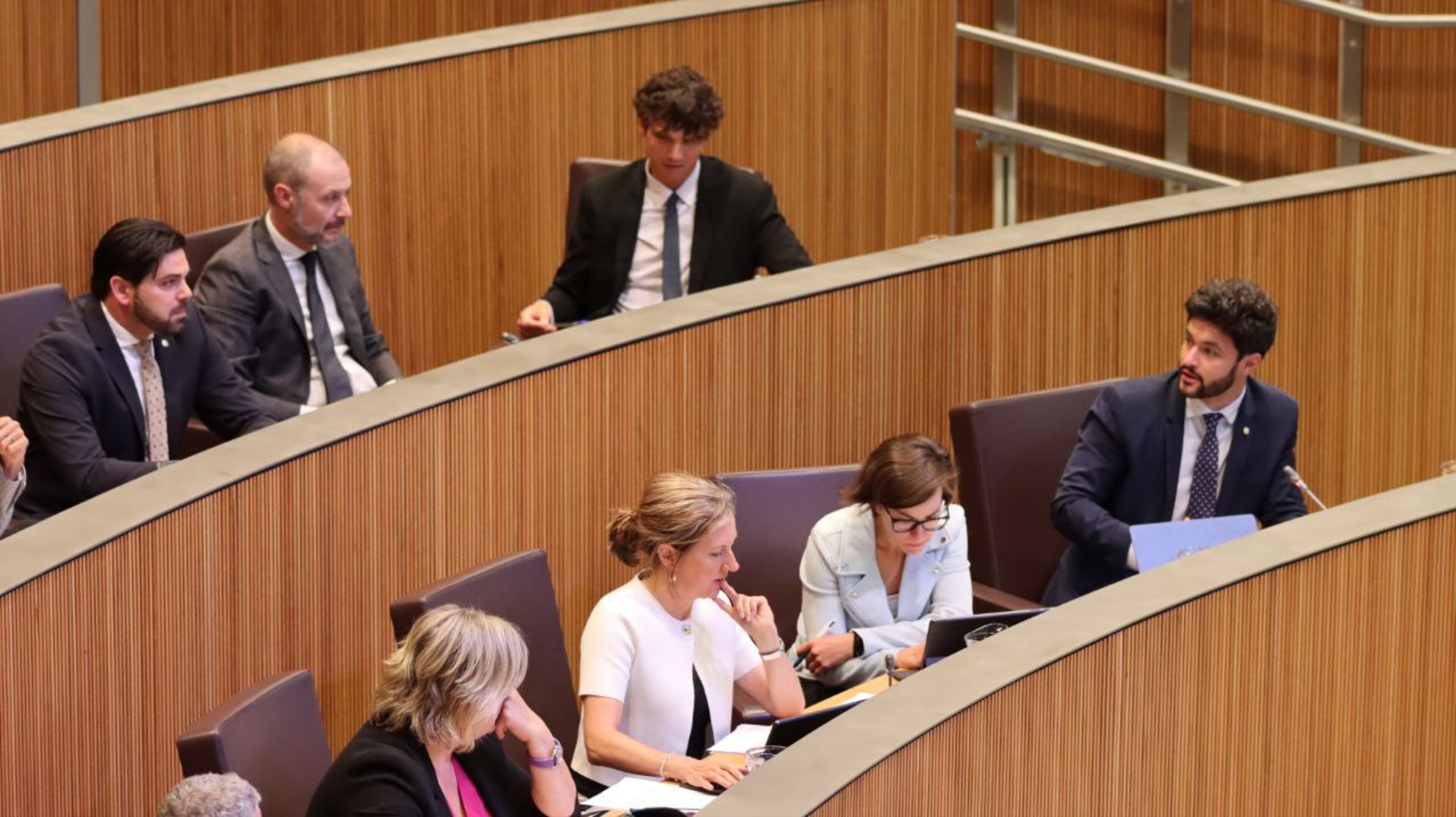 Els consellers generals de Concòrdia en una sessió al Consell General.