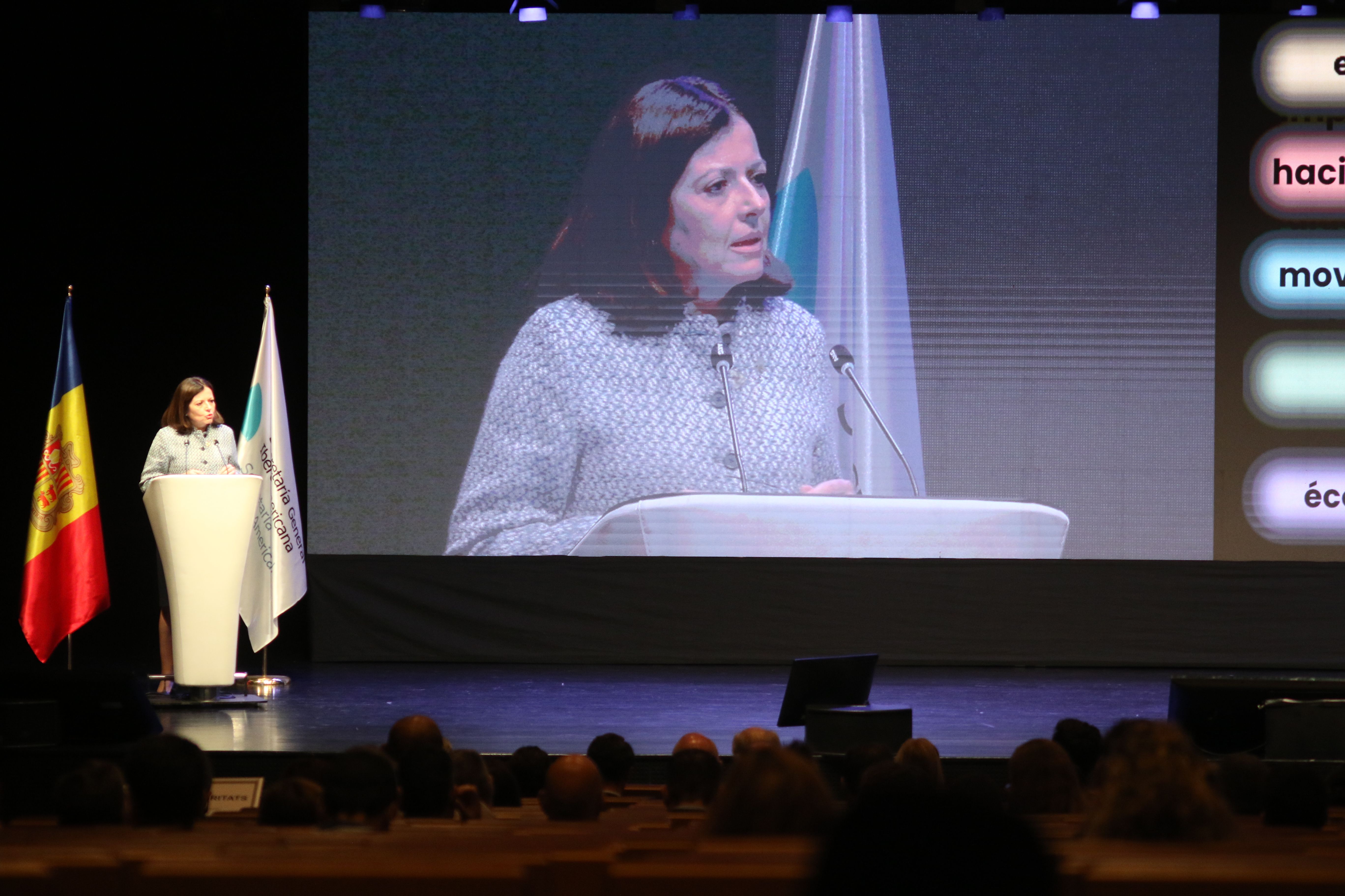 La ministra d'Afers Exteriors, Imma Tor, ha parlat de la importància que la tecnologia estigui al servei de le persones i no al revés.