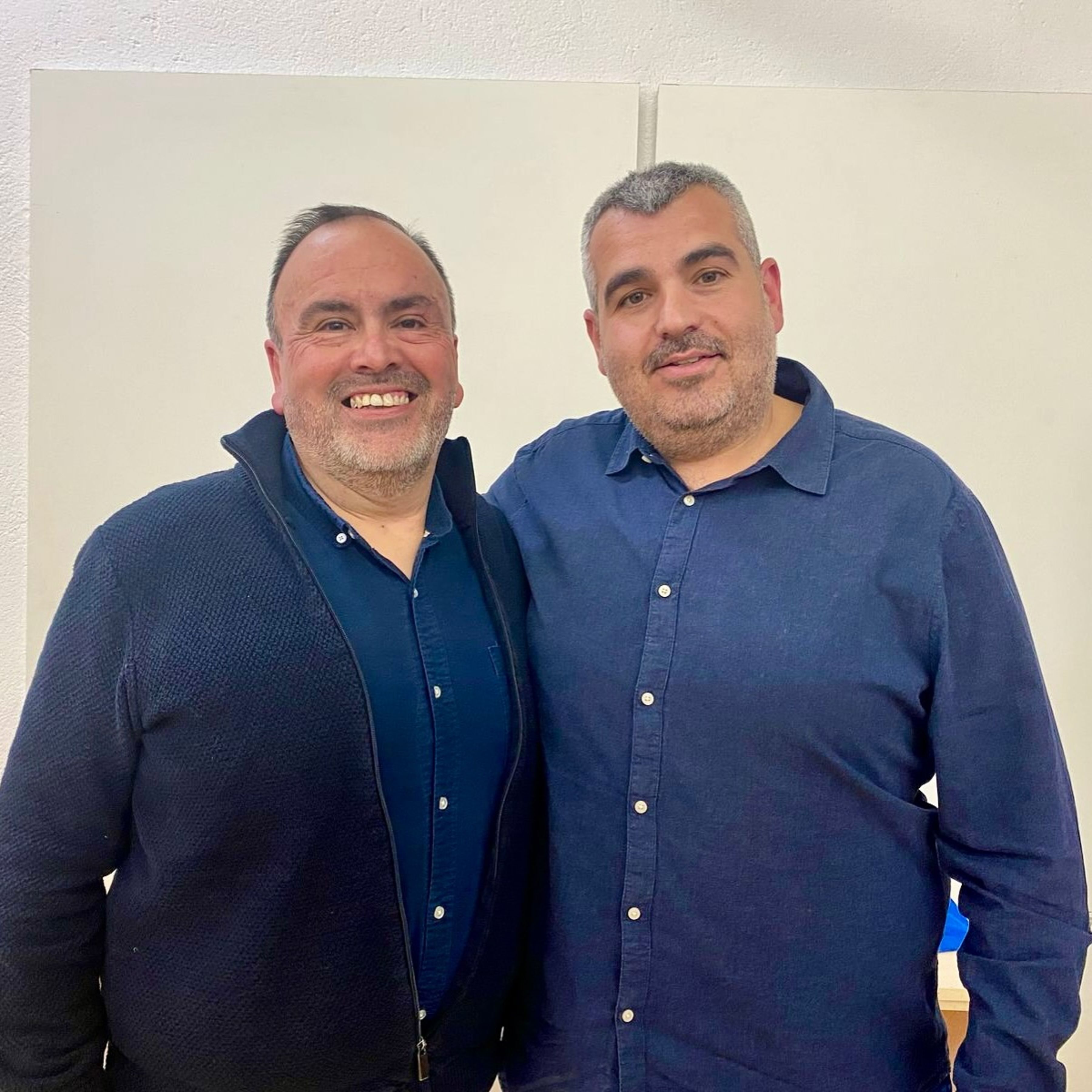 Gerard Giménez (dreta) va donar el relleu a Felip Gallardo, que va presidir el VPC per pocs mesos.