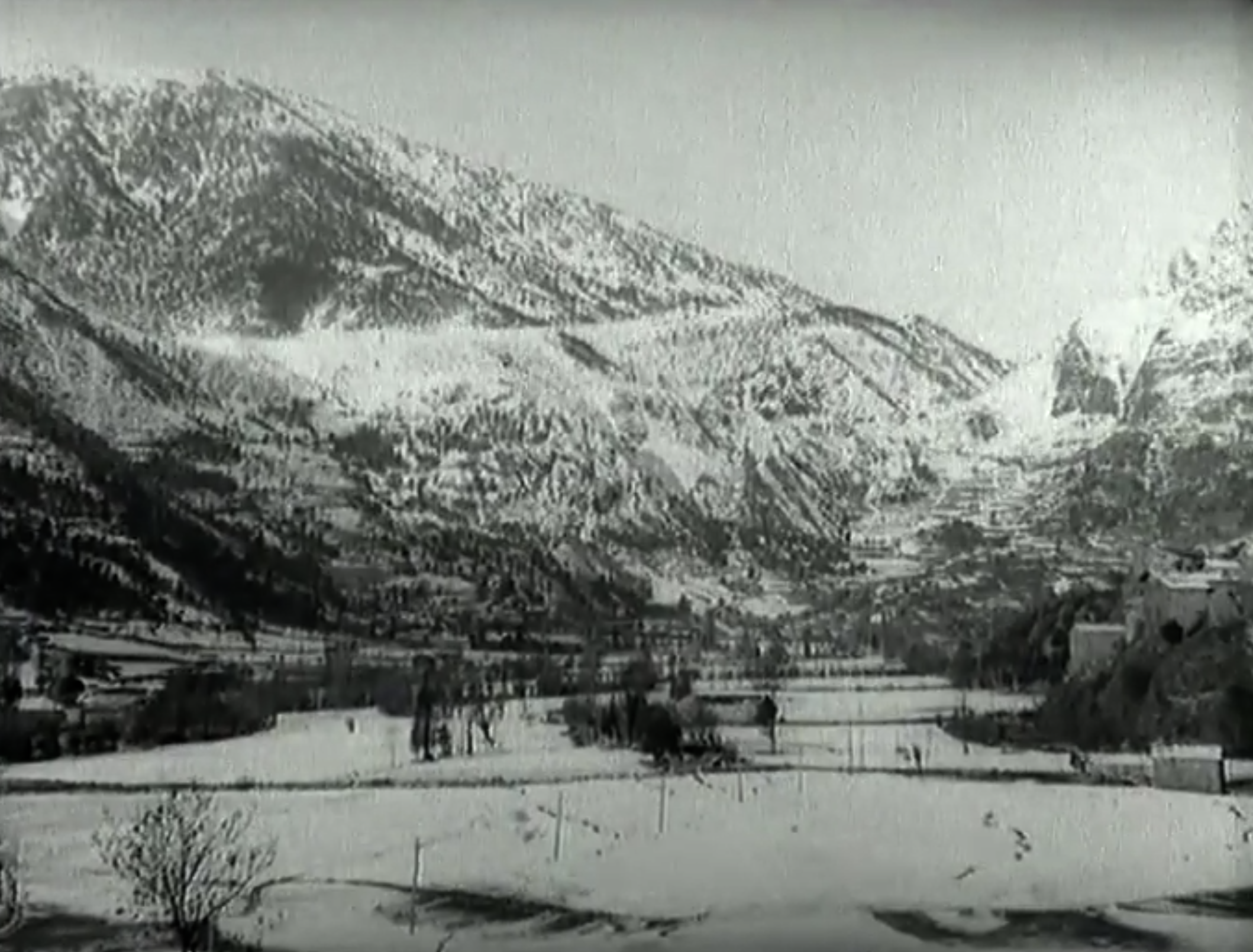 Vista de la vall central nevada el 1920.
