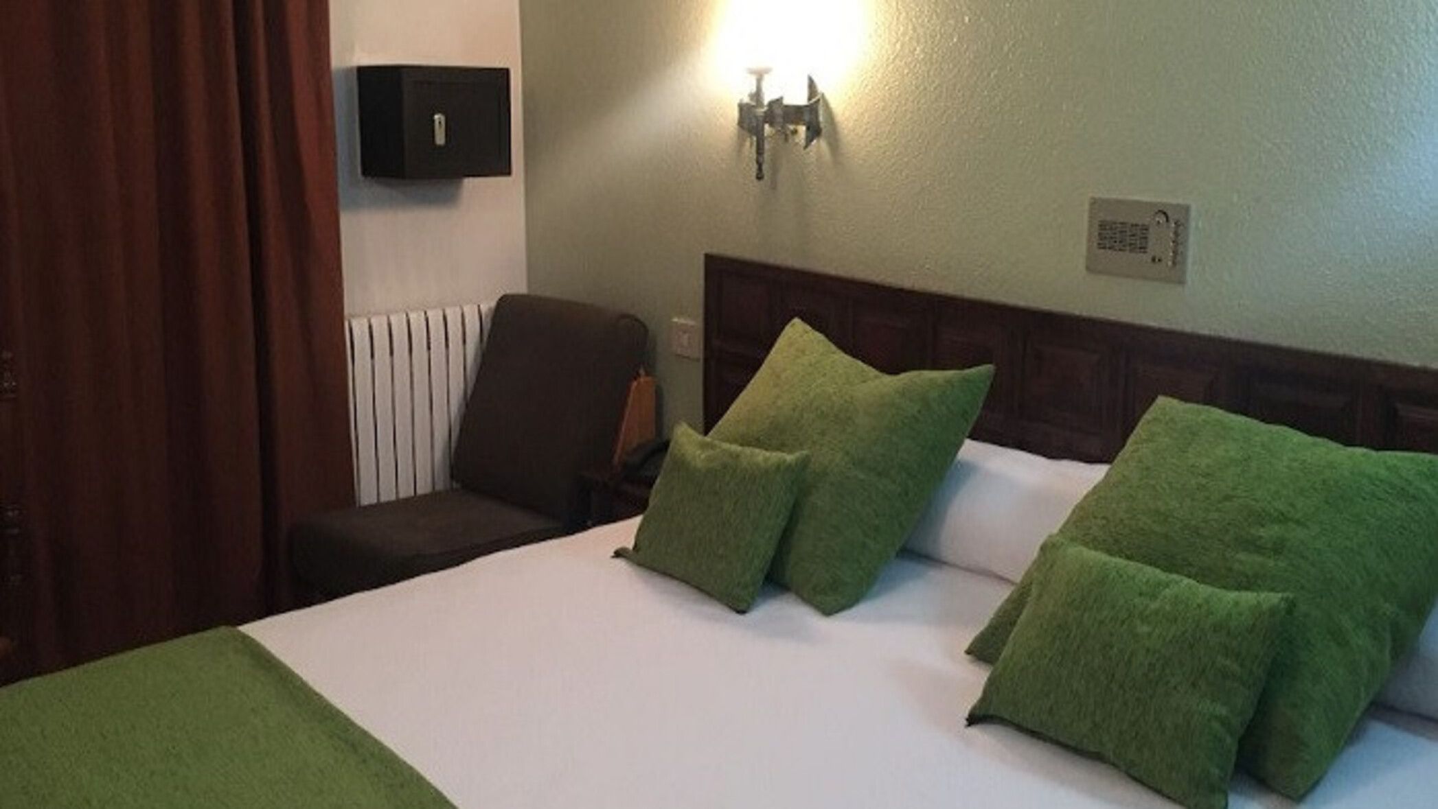 Una habitació de l'hotel on s'allotjava la parella.