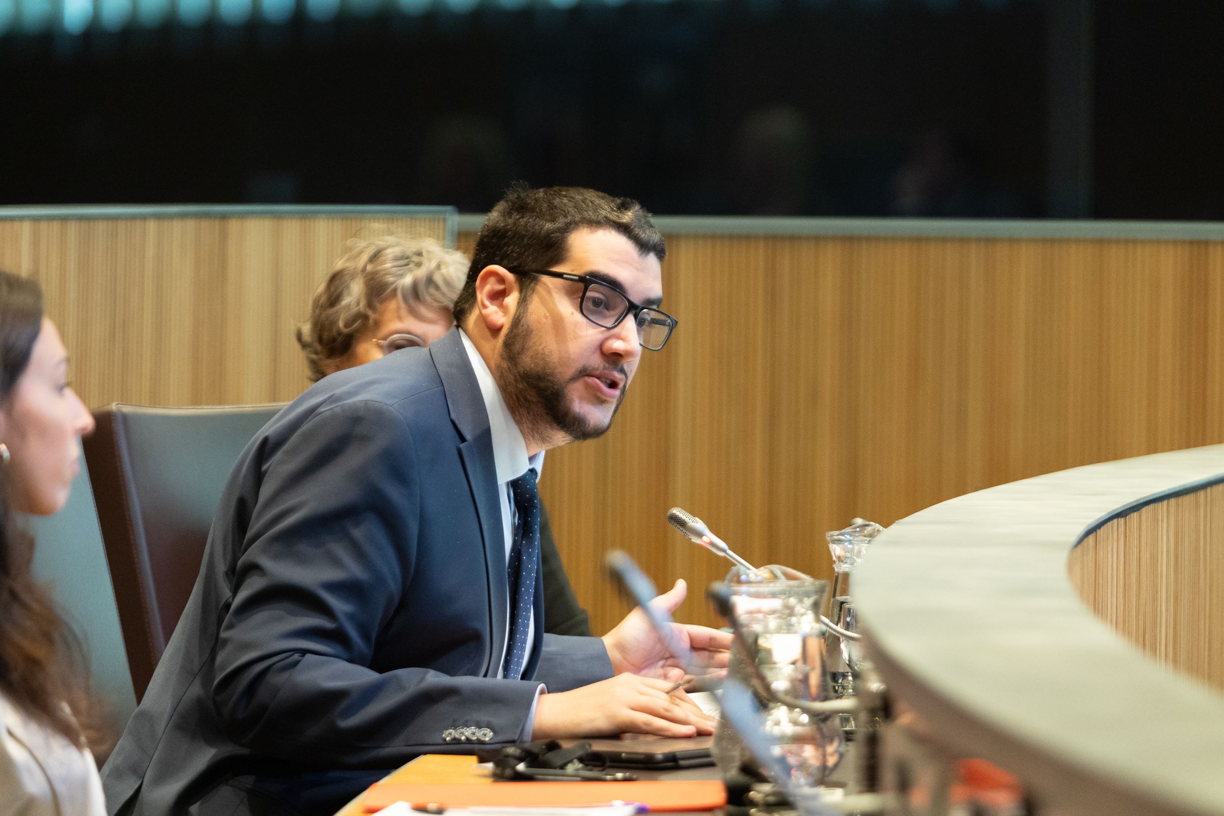 Baró intervé durant l’última sessió del Consell General.