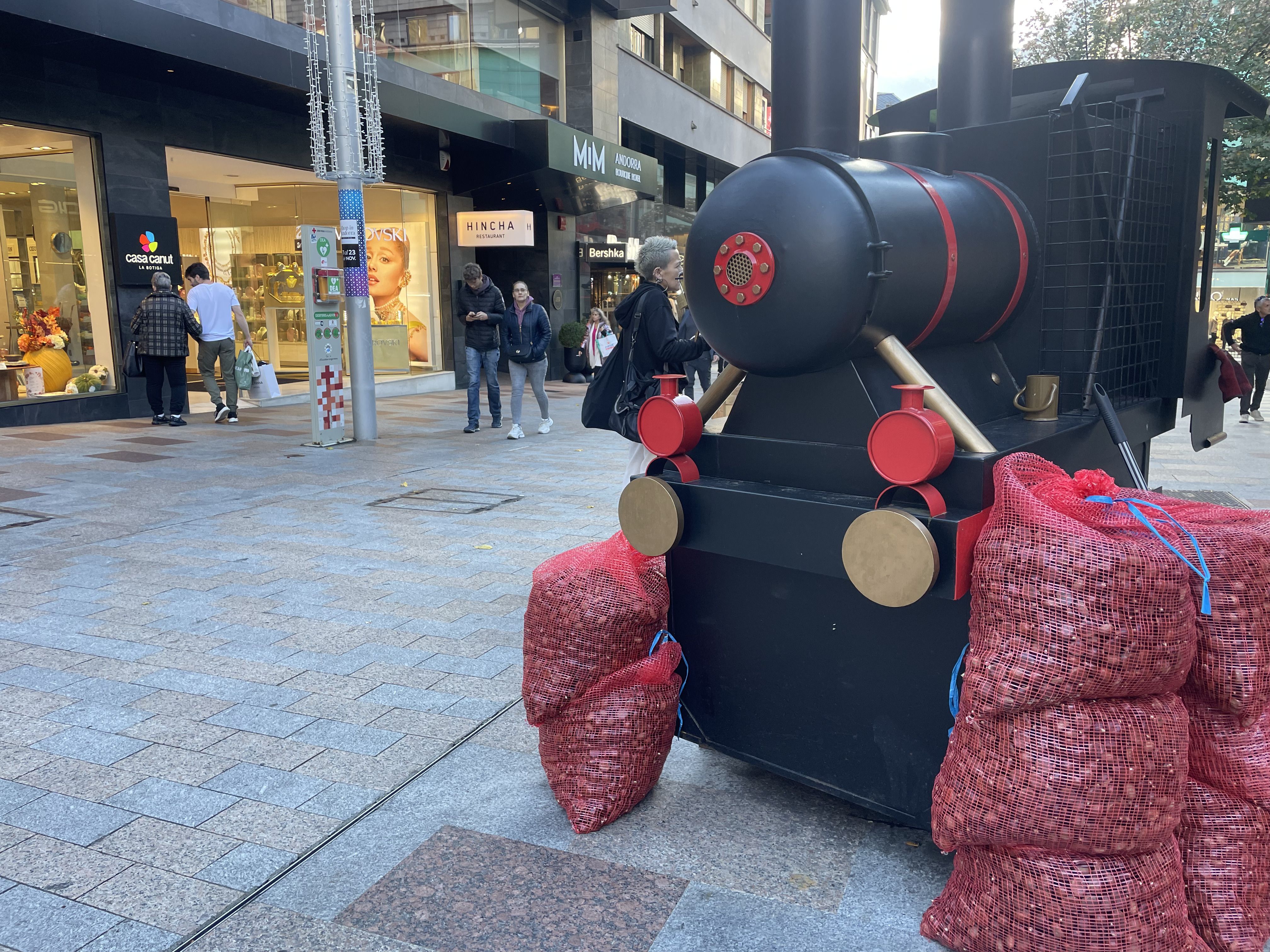 La parada d'en Jesús, a l'avinguda Carlemany.